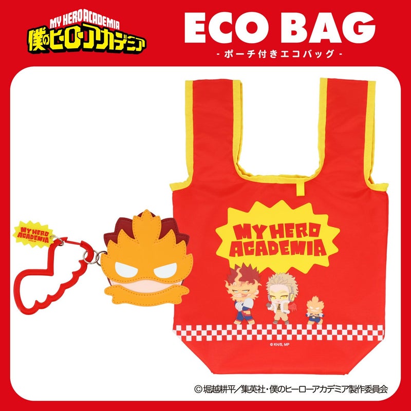 TVアニメ『僕のヒーローアカデミア』 エコバッグ ポーチ付き ＜ エンデヴァー・ホークス ＞