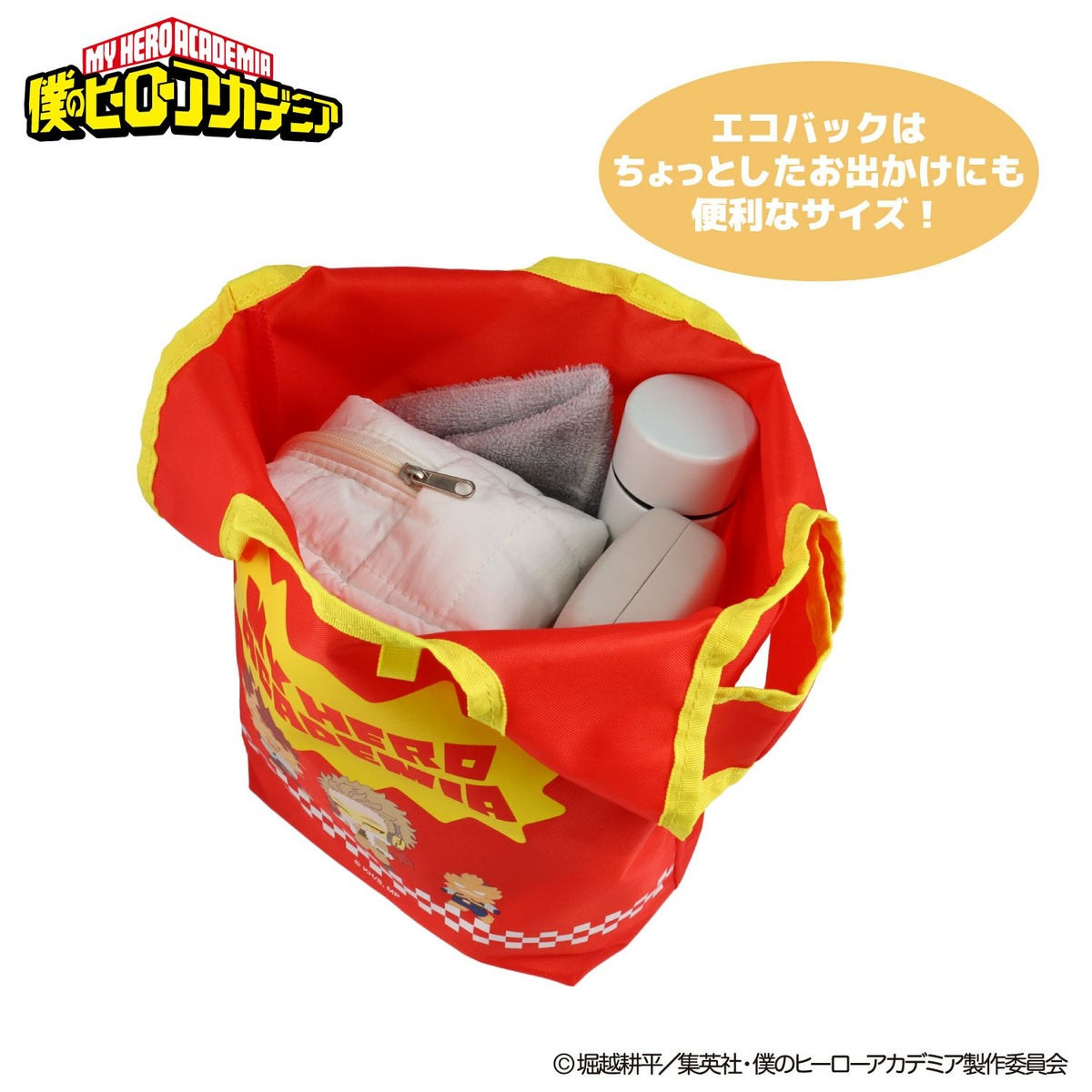 TVアニメ『僕のヒーローアカデミア』 エコバッグ ポーチ付き ＜ エンデヴァー・ホークス ＞