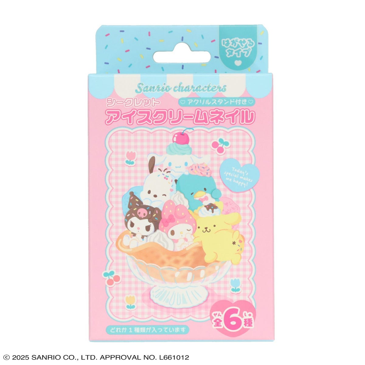 サンリオキャラクターズ アクリルスタンド付き シークレットアイスクリームネイル