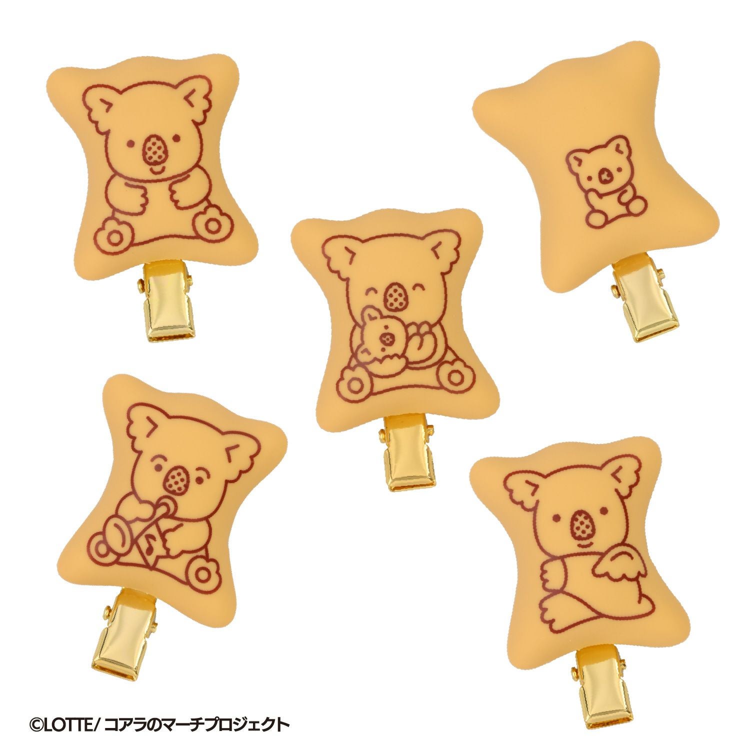 LOTTE コアラのマーチ 前髪クリップセット ＜ 10個BOXセット ＞
