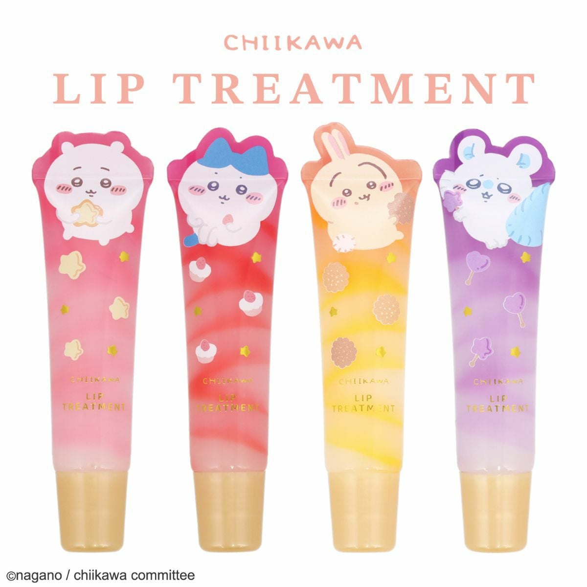 ちいかわ ダイカットコスメシリーズ リップトリートメント ＜ハチワレ＞