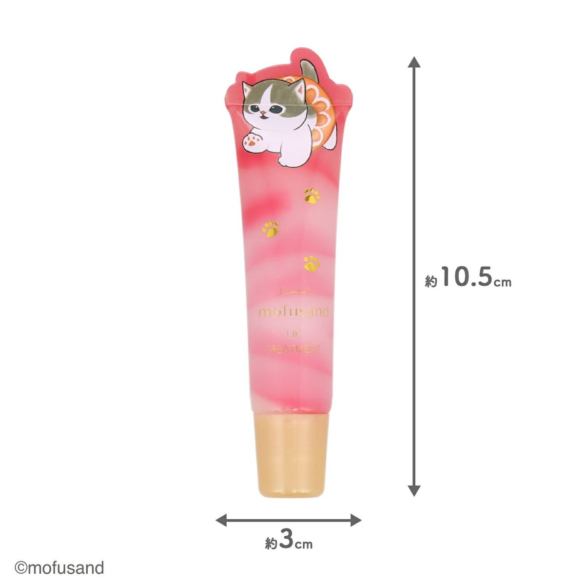 mofusand ダイカットコスメシリーズ リップトリートメント ＜チェリーピンク＞