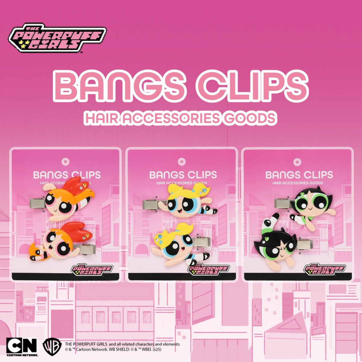 パワーパフ ガールズ 前髪クリップ ＜バターカップ＞ 2個セット