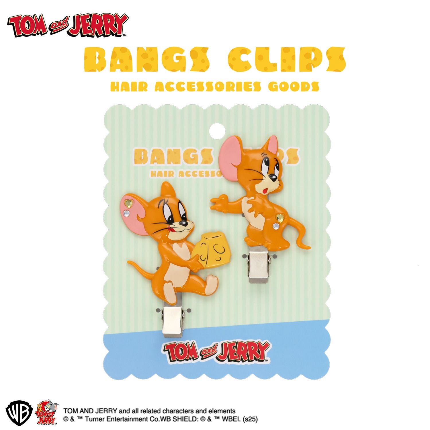 トムとジェリー 前髪クリップ ＜ジェリー＞ 2個セット