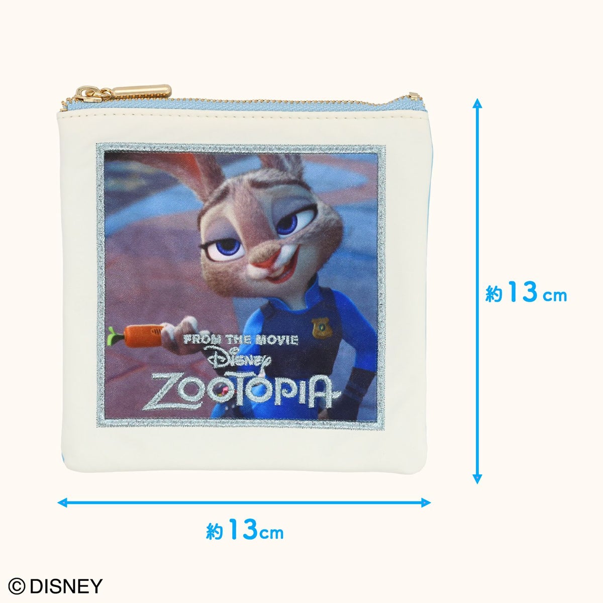 Disney ズートピア ファイナルフレームシリーズ スクエアポーチ ＜BROWN＞