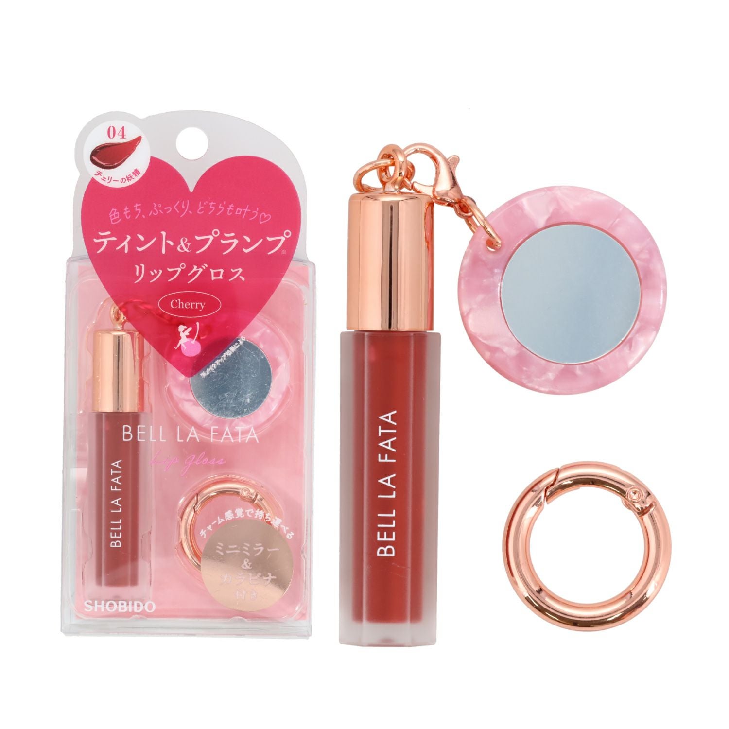ベル ラ ファータ ミニカラーリップグロス ＜ チェリーの妖精 ＞ BELL