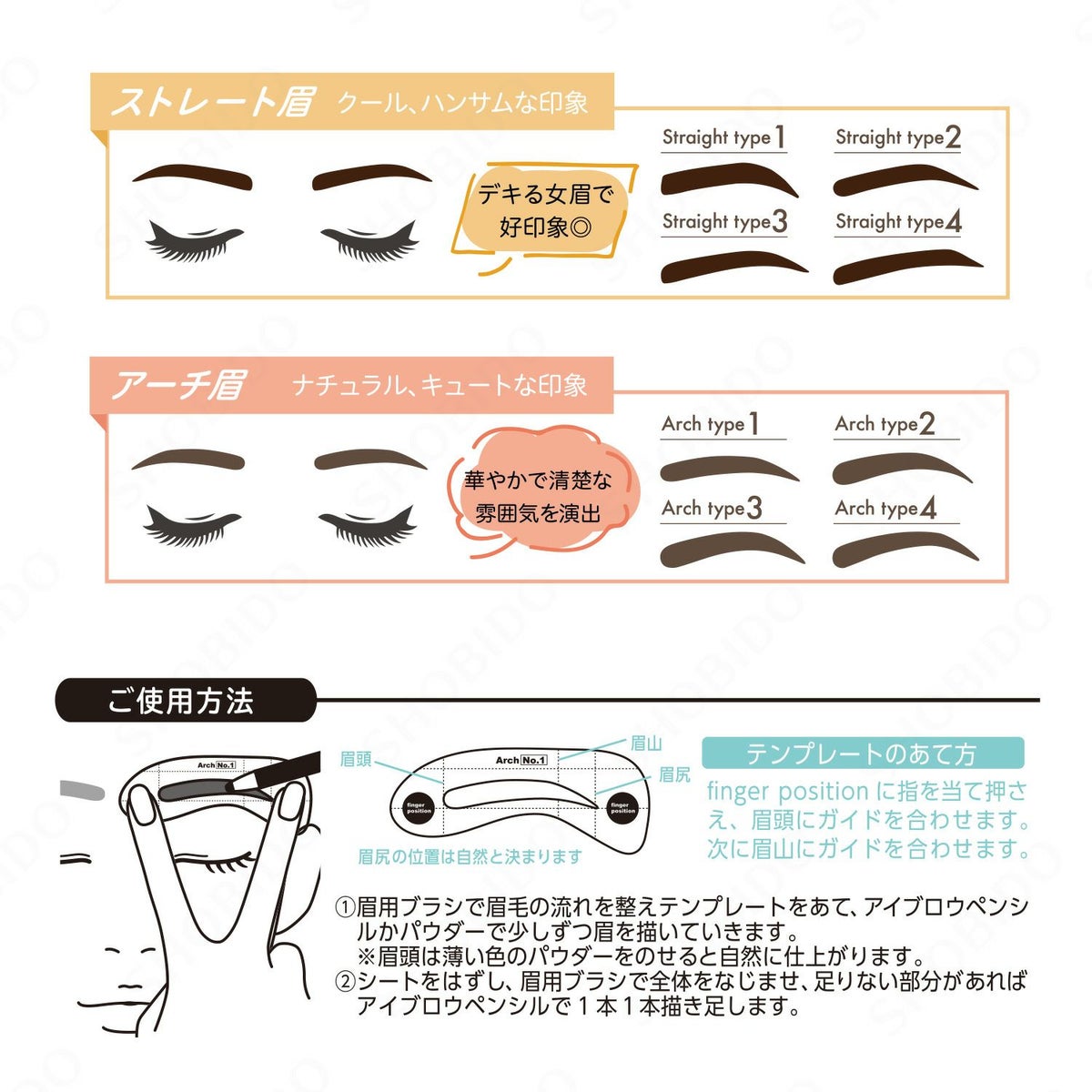 アイブロウテンプレート
