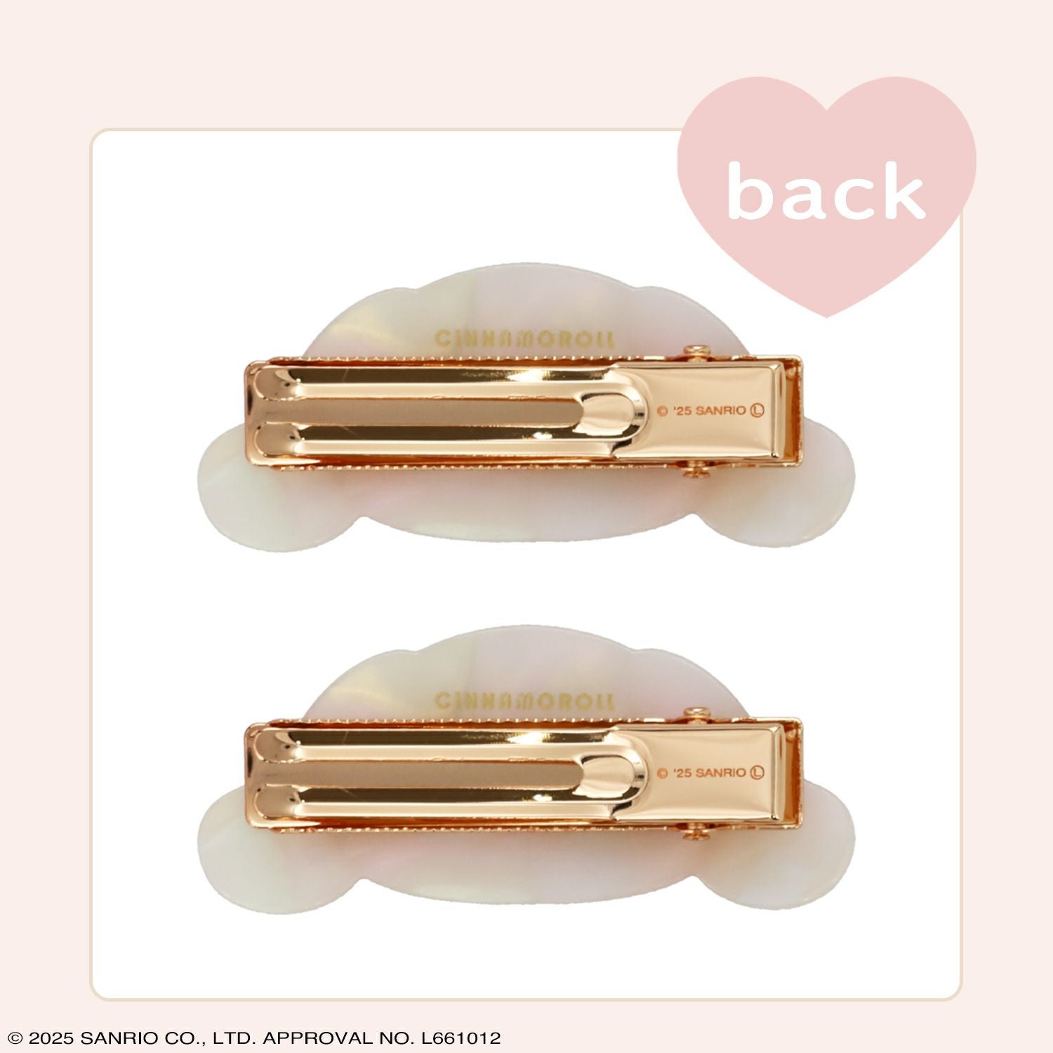 サンリオキャラクターズ Baby Pinkシリーズ ヘアクリップ ＜シナモロール＞