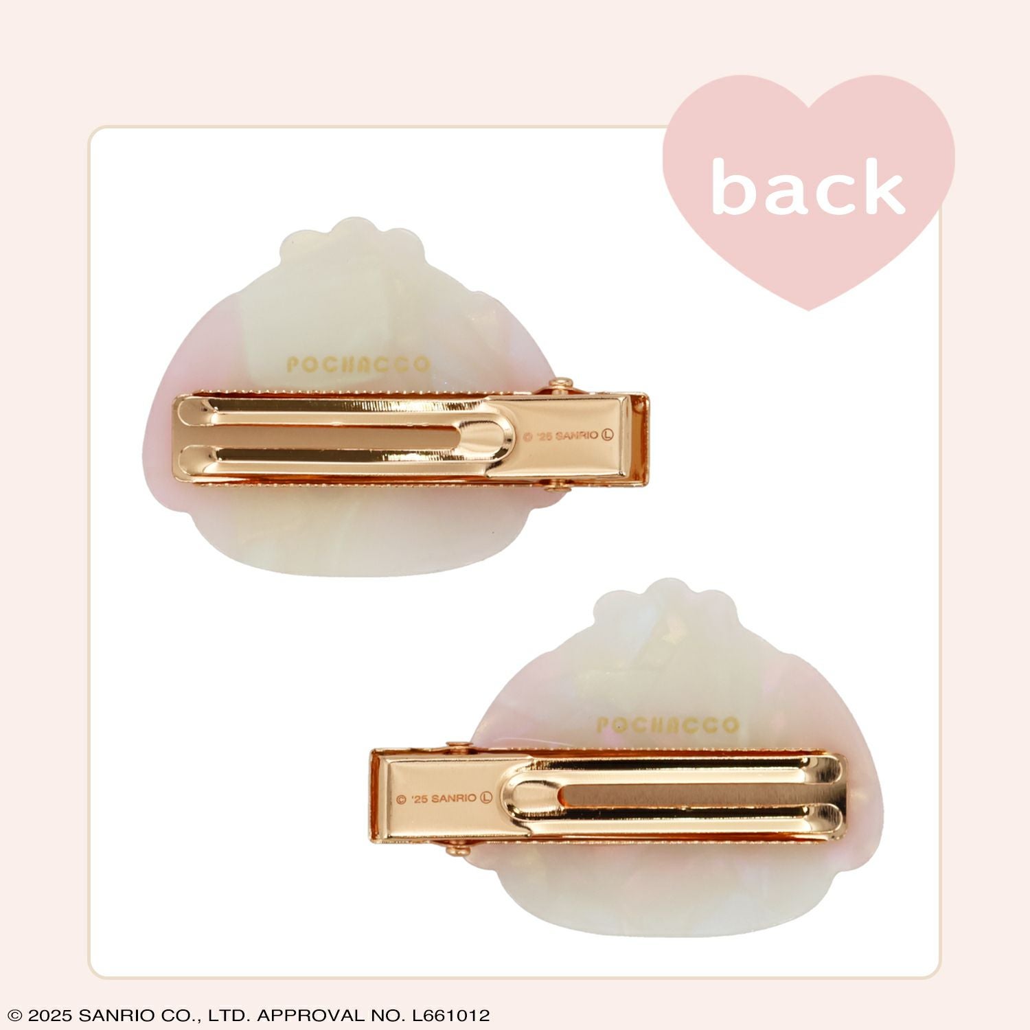 サンリオキャラクターズ Baby Pinkシリーズ ヘアクリップ ＜ポチャッコ＞
