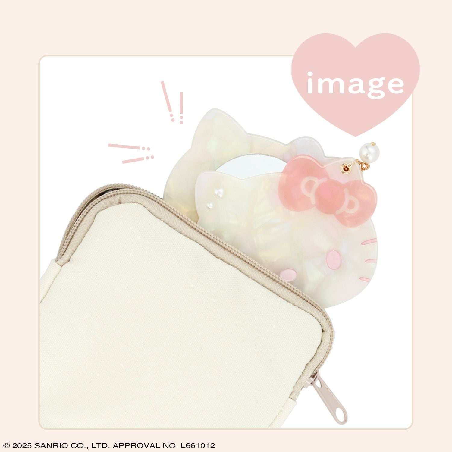 サンリオキャラクターズ Baby Pinkシリーズ ミラー ＜マイメロディ＞