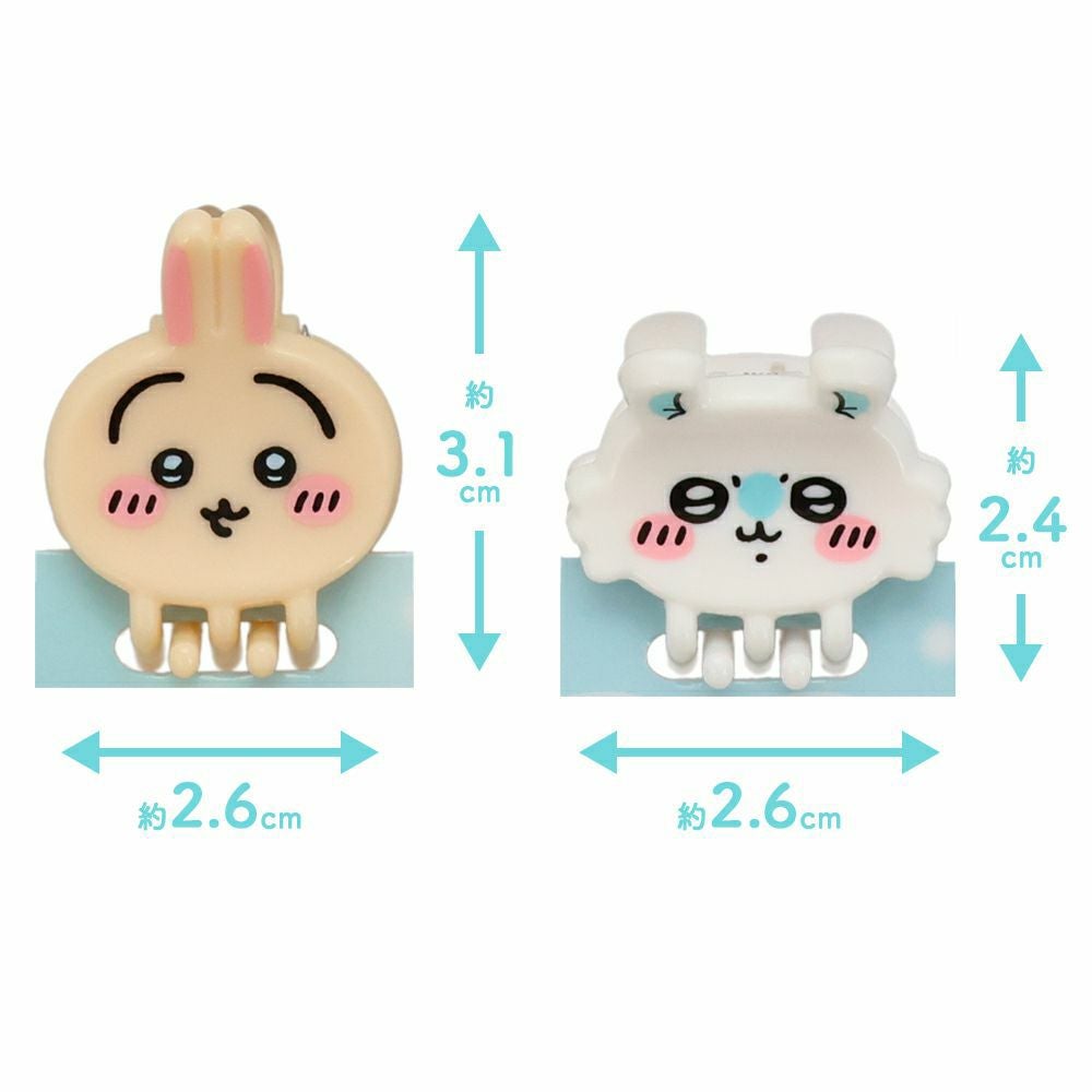 ちいかわ ミニヘアクリップ ＜ ちいかわ ＆ ハチワレ / うさぎ