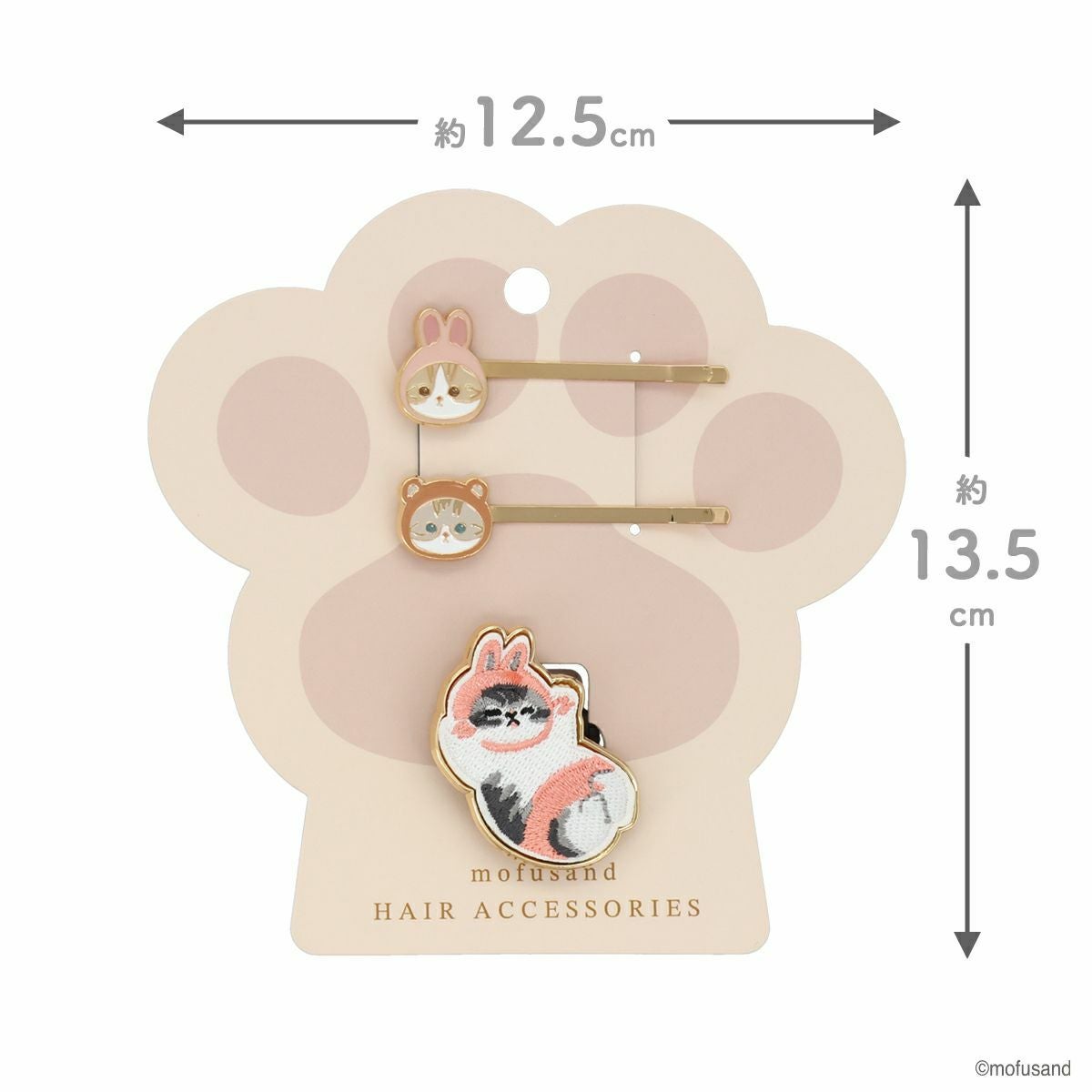 mofusand ヘアアクセサリー ＜ ヘアピン＆ヘアゴム/ダイカットクリップ