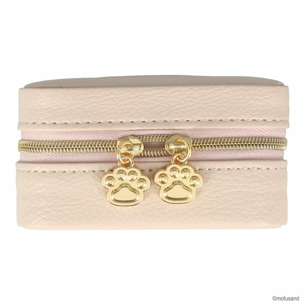 mofusand アクセサリーケース ＜ ピンク / ベージュ ＞ モフサンド 粧