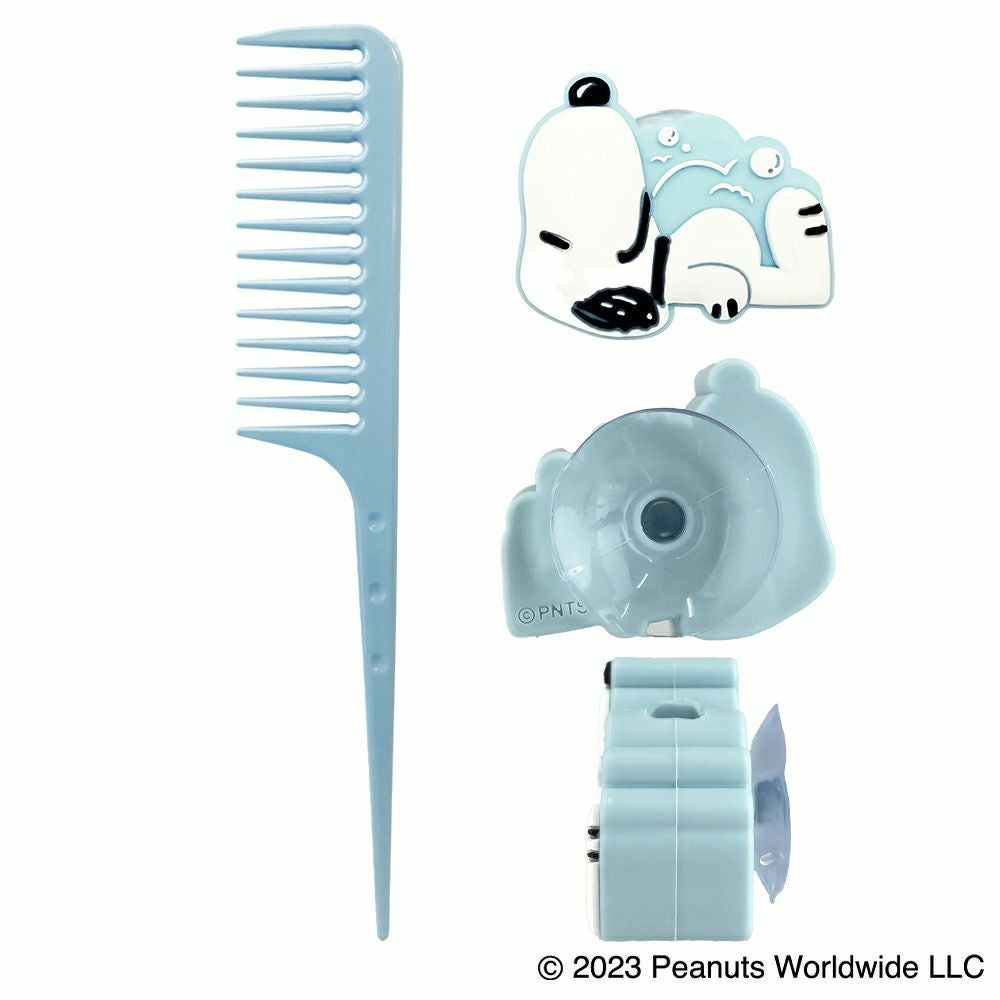 スヌーピー トリートメントコーム ホルダーセット ＜ ピンク/ブルー