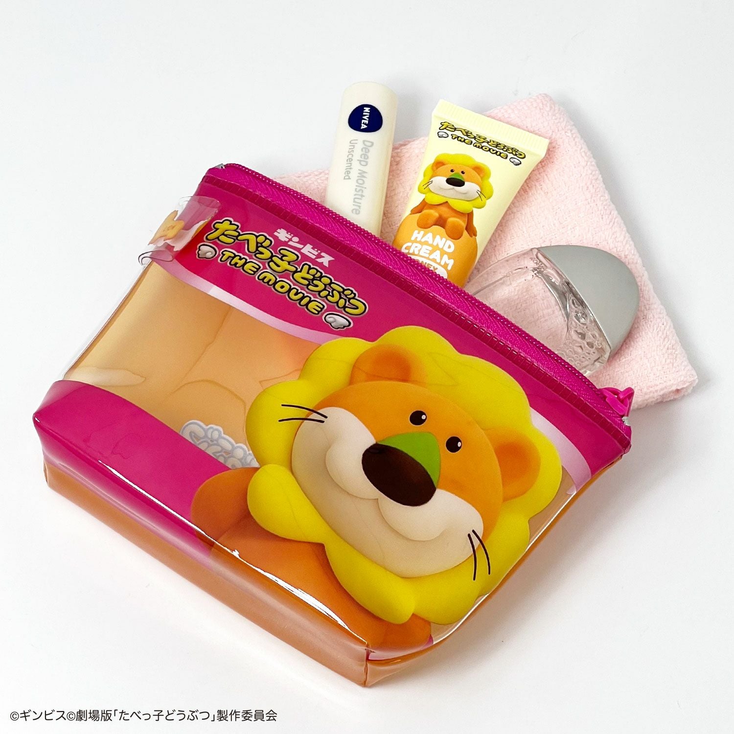 ギンビス たべっ子どうぶつ THE MOVIE ポーチ&ハンドクリームセット