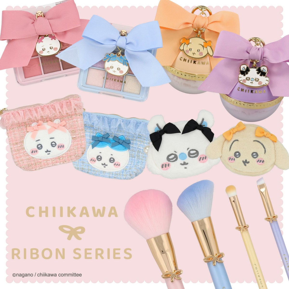 ちいかわ リボンシリーズ メイクブラシセット 粧美堂 shobido