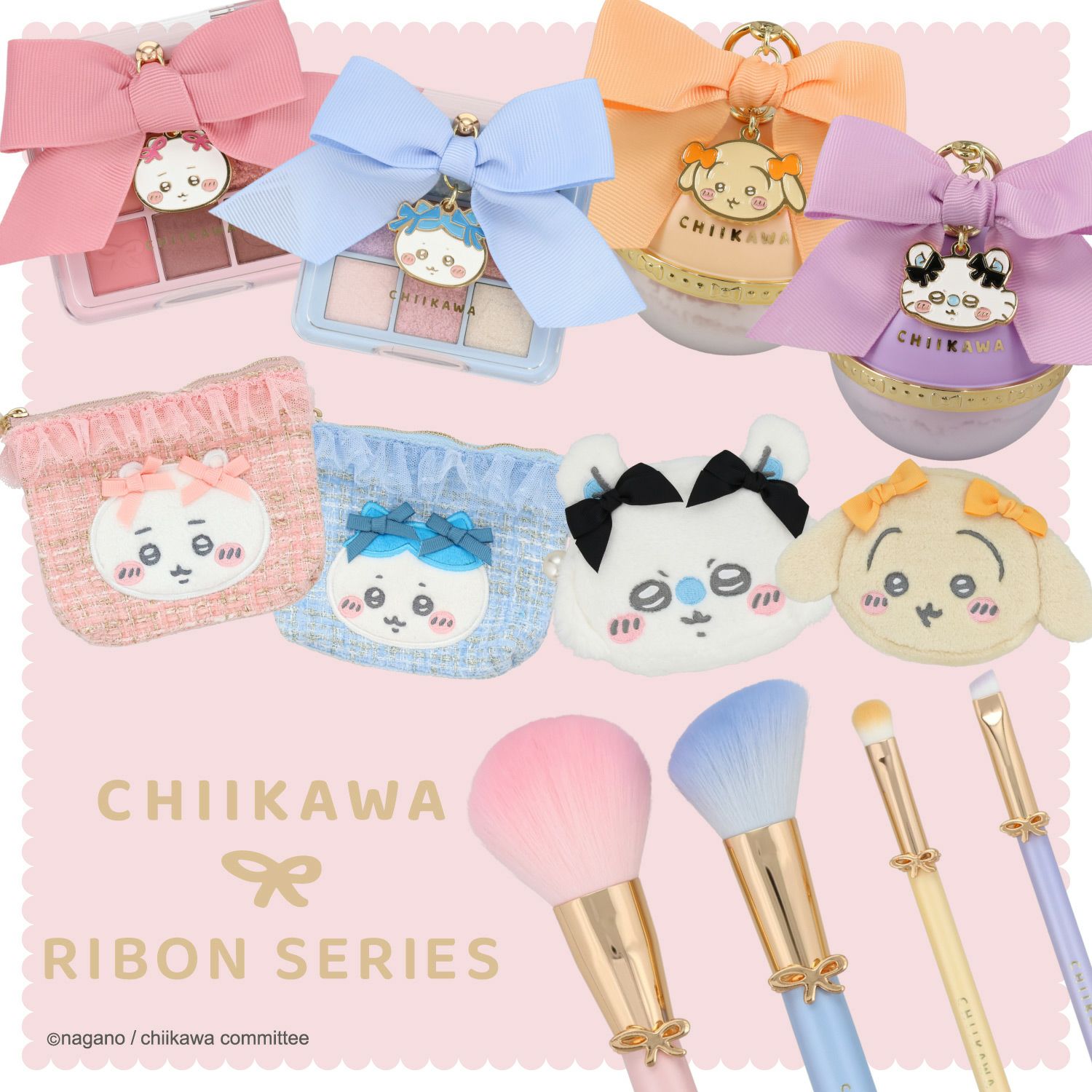 ちいかわ リボンシリーズ アイシャドウパレット ＜ちいかわ/ハチワレ