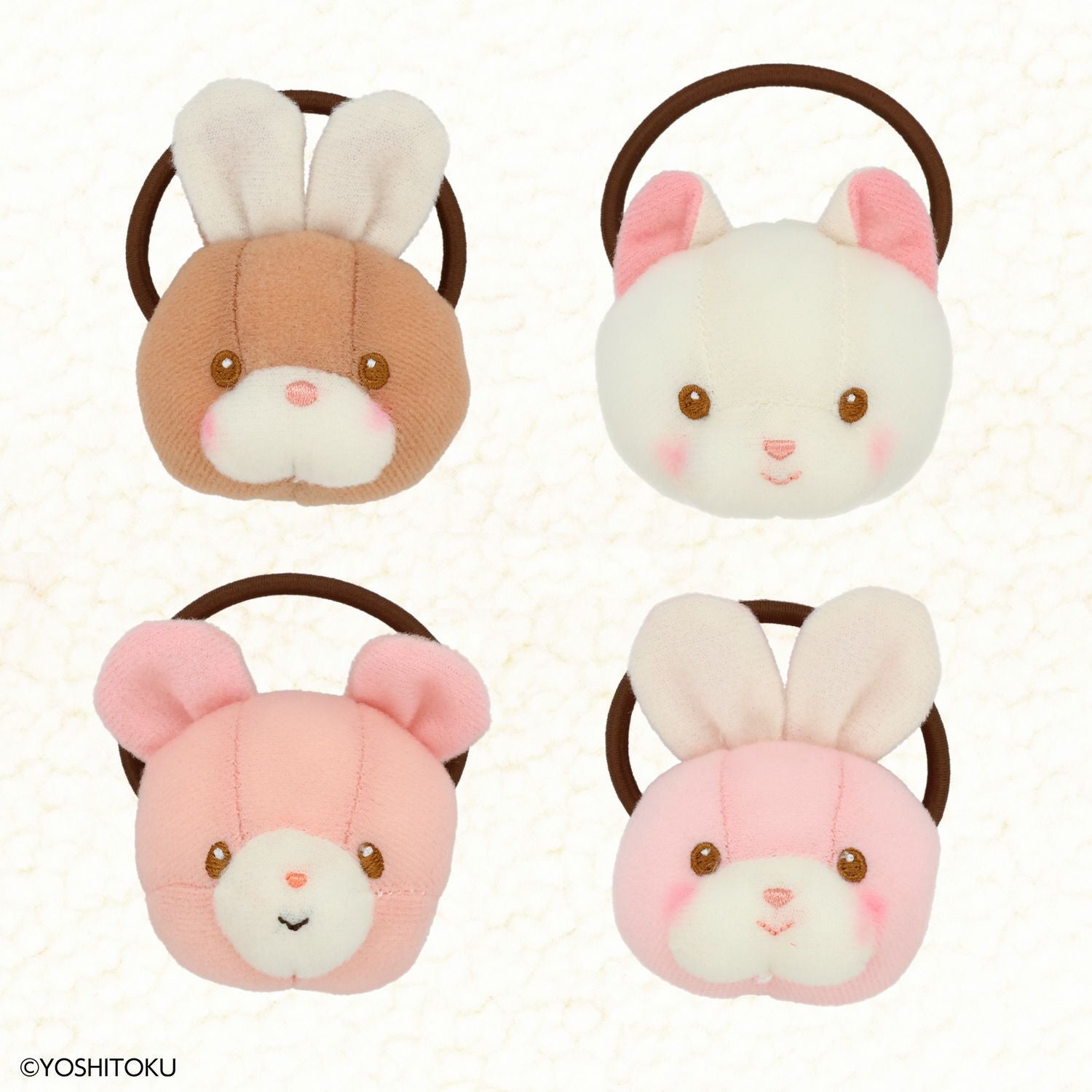 【ケース商品】【全8種セット】 吉徳 レトロぬいぐるみこれくしょん 吉徳シークレットぬいぐるみヘアゴムセット 粧美堂 shobido