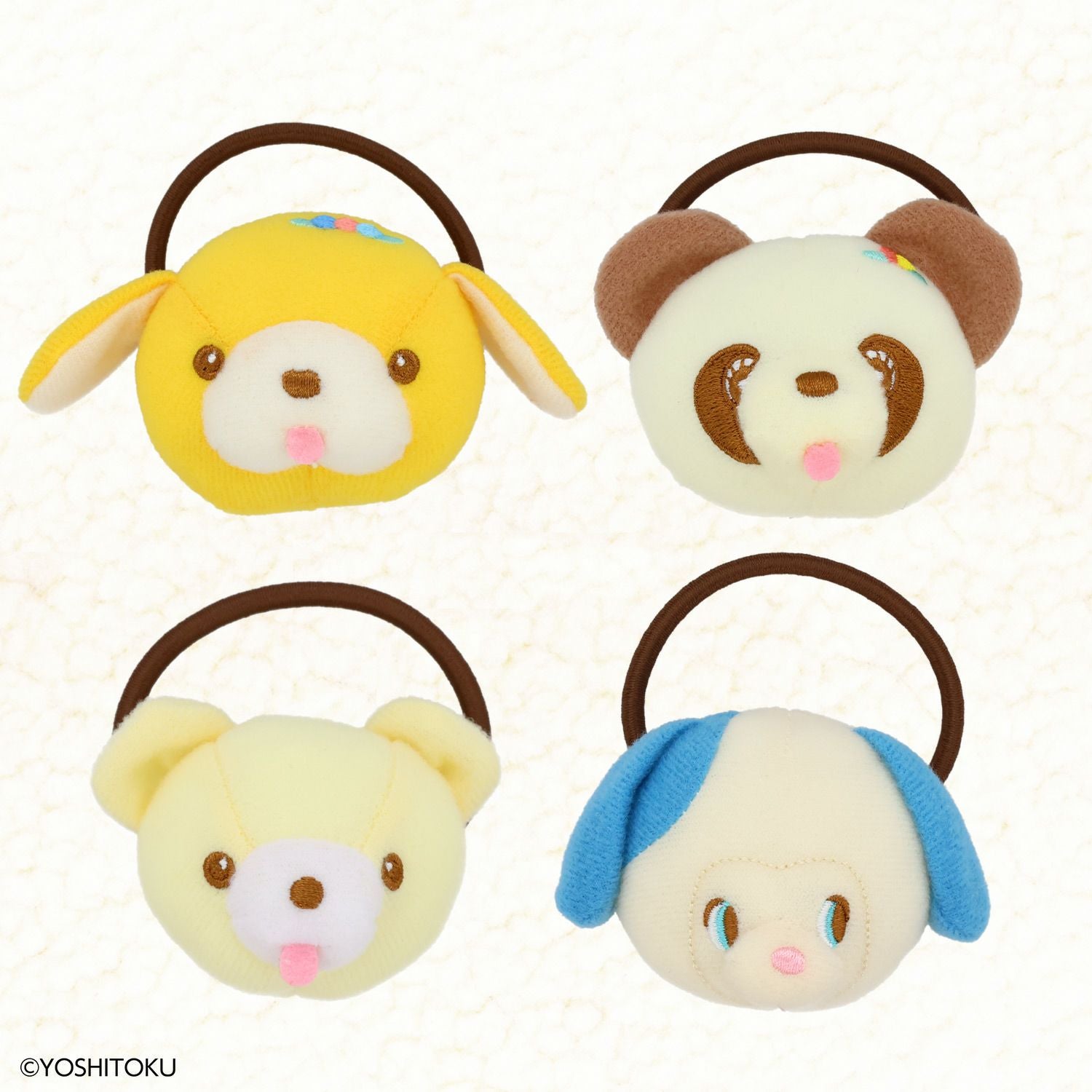 【ケース商品】【全8種セット】 吉徳 レトロぬいぐるみこれくしょん 吉徳シークレットぬいぐるみヘアゴムセット 粧美堂 shobido