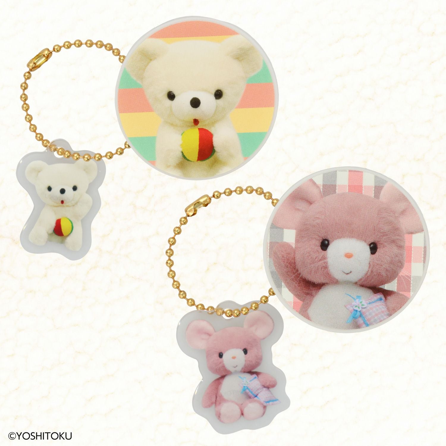 【ケース商品】【全6種セット】 吉徳 レトロぬいぐるみこれくしょん 吉徳シークレットリップバームセット 粧美堂 shobido