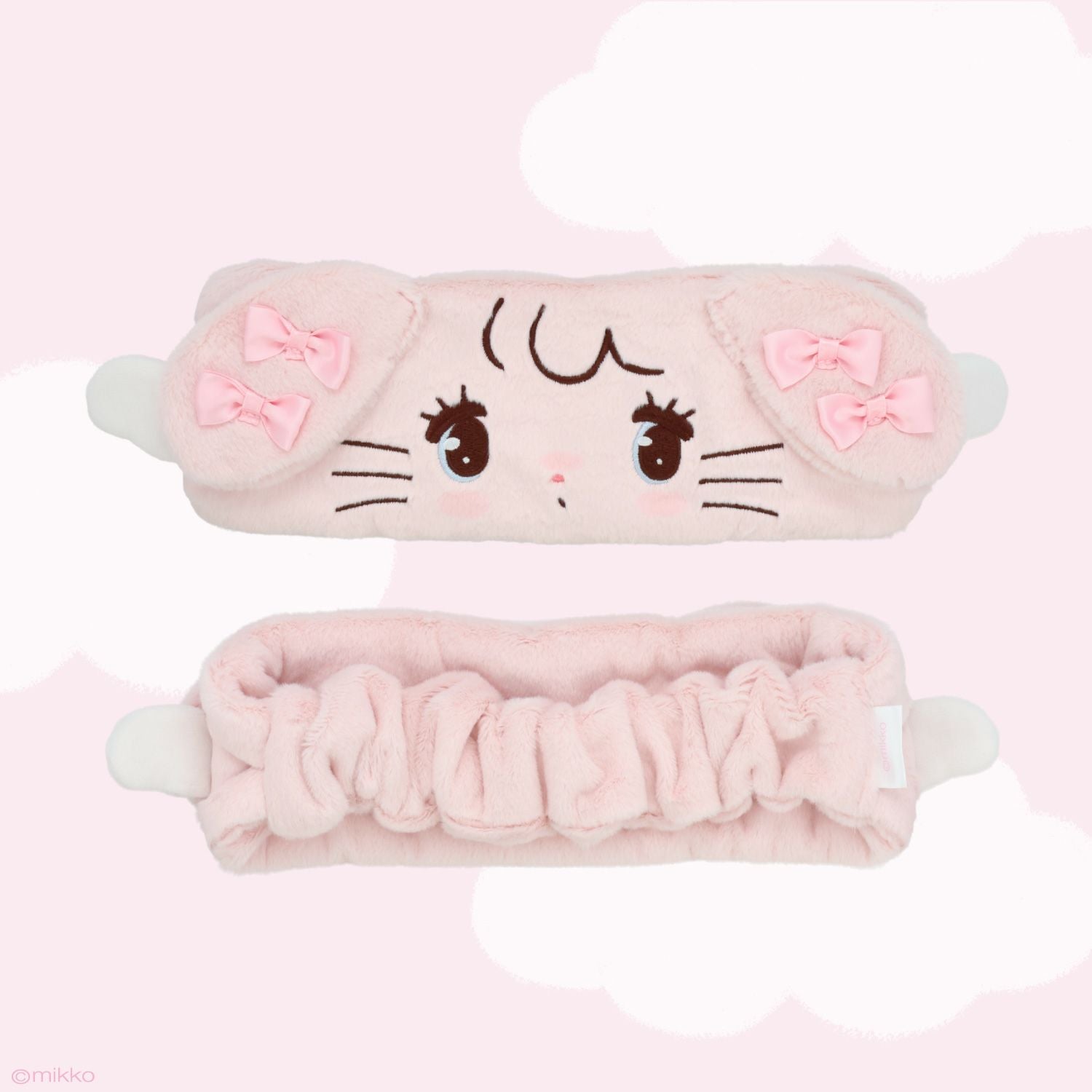 Lil ala mode エンジェルシリーズ ポーチ付きヘアターバン ＜ムース/キャミー/スフレ/ラテ＞ 粧美堂 shobido