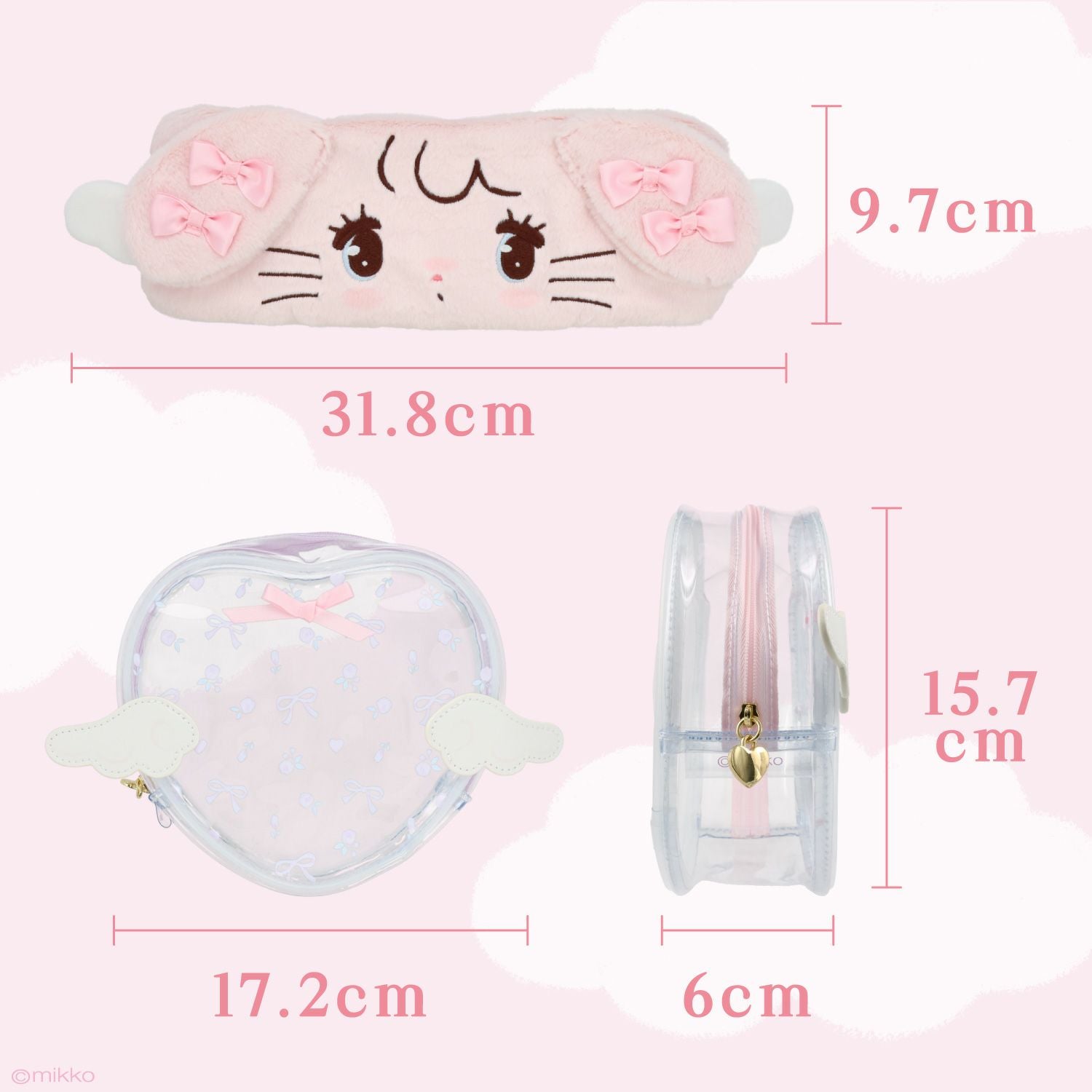 Lil ala mode エンジェルシリーズ ポーチ付きヘアターバン ＜ムース/キャミー/スフレ/ラテ＞ 粧美堂 shobido