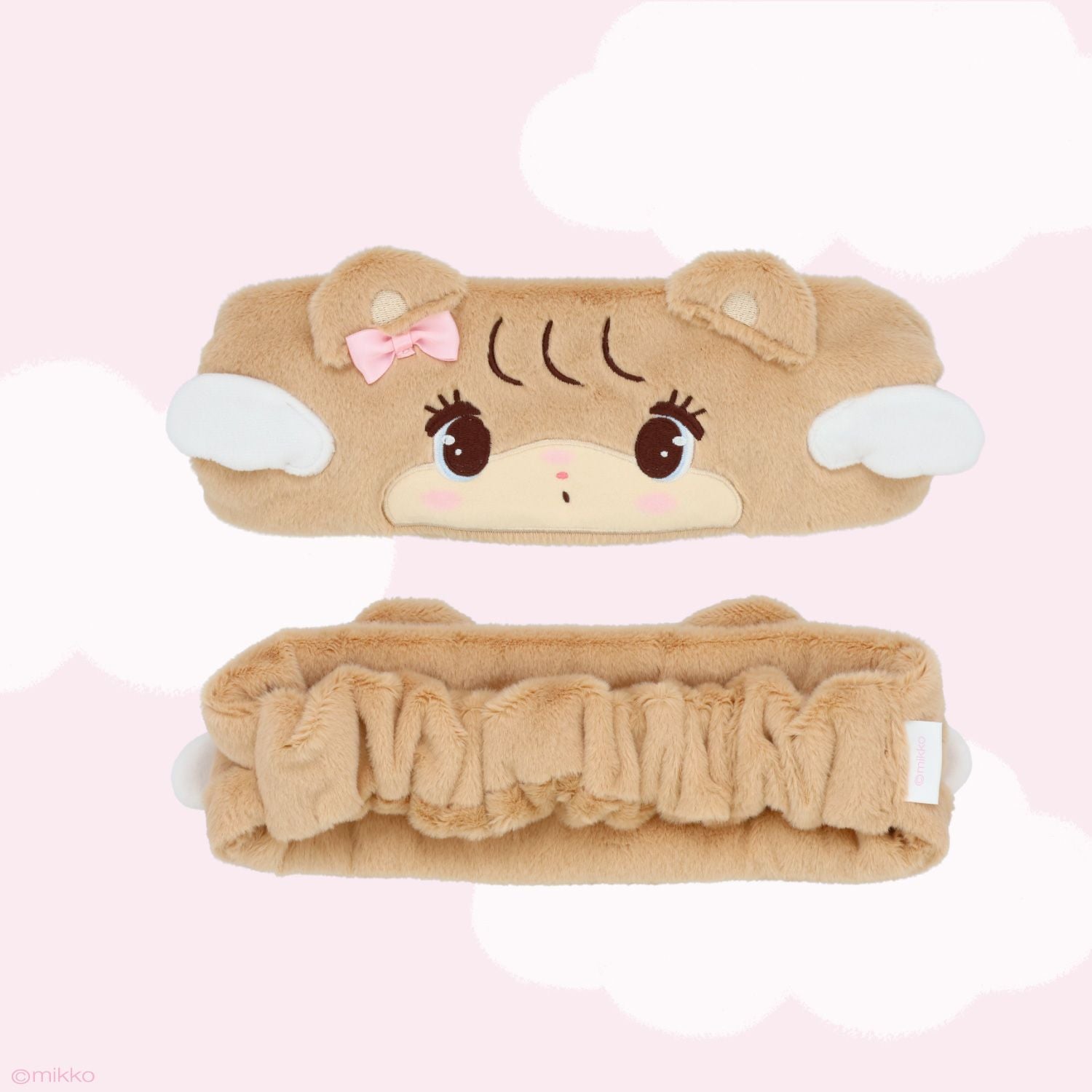 Lil ala mode エンジェルシリーズ ポーチ付きヘアターバン ＜ムース/キャミー/スフレ/ラテ＞ 粧美堂 shobido