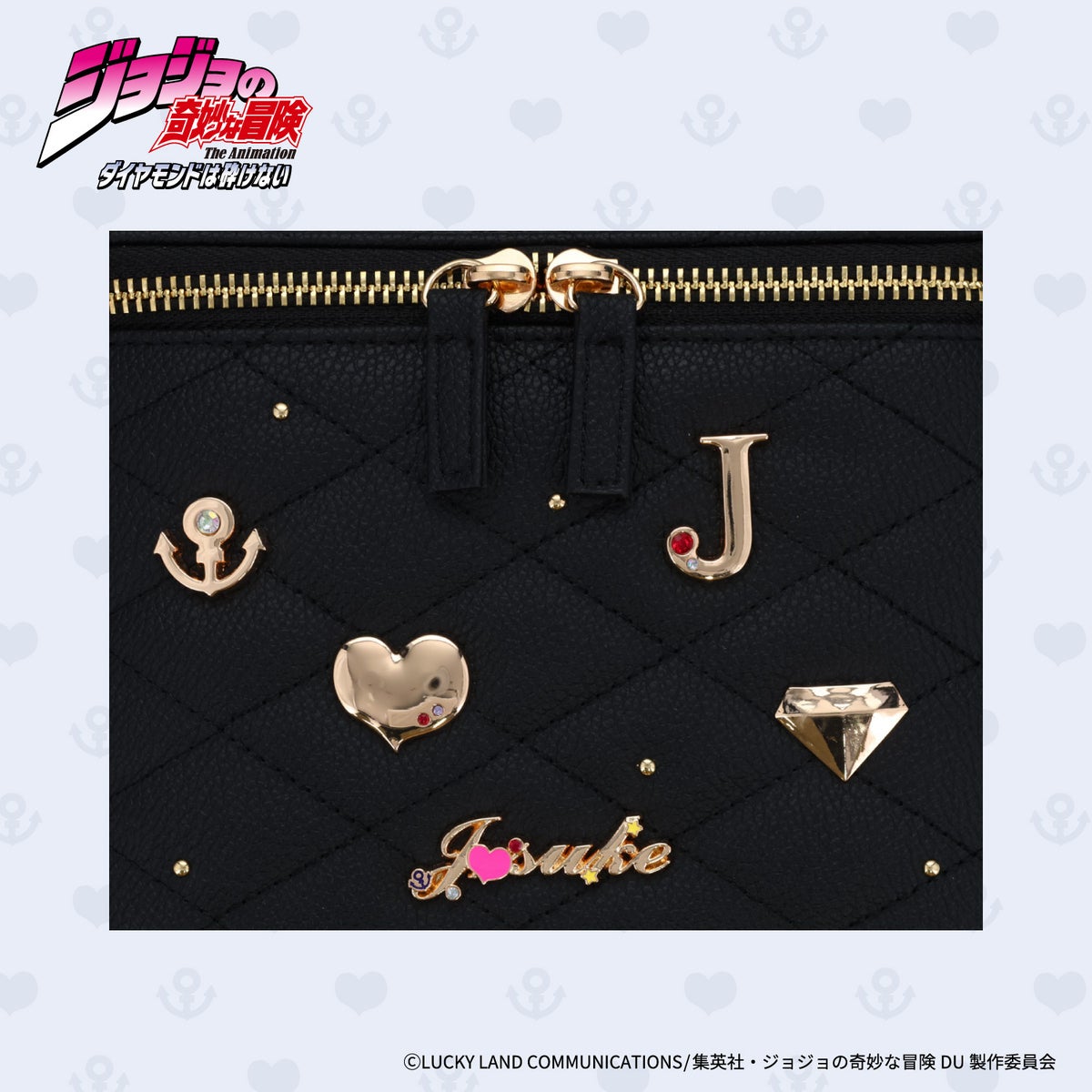 アニメ『ジョジョの奇妙な冒険 ダイヤモンドは砕けない』 バニティショルダーバッグ ＜東方仗助/岸部露伴/吉良吉影/山岸由花子＞ 粧美堂 shobido