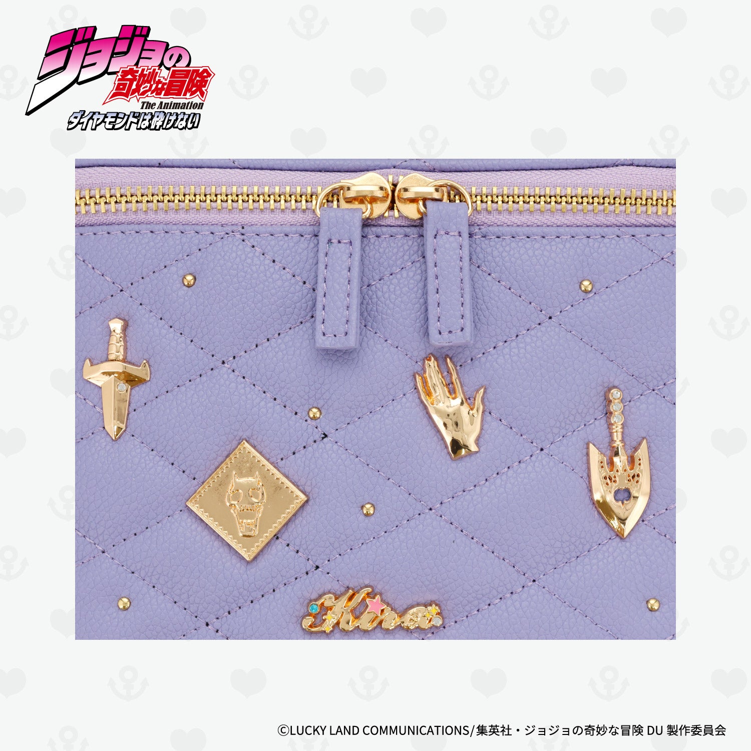 アニメ『ジョジョの奇妙な冒険 ダイヤモンドは砕けない』 バニティショルダーバッグ ＜東方仗助/岸部露伴/吉良吉影/山岸由花子＞ 粧美堂 shobido