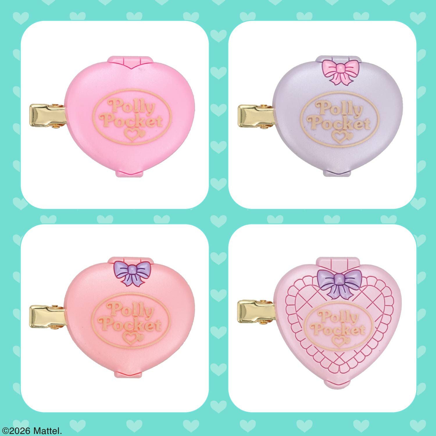 【ケース商品】【全12種セット】 Polly Pocket シークレット前髪クリップセット ポーリーポケット 粧美堂 shobido