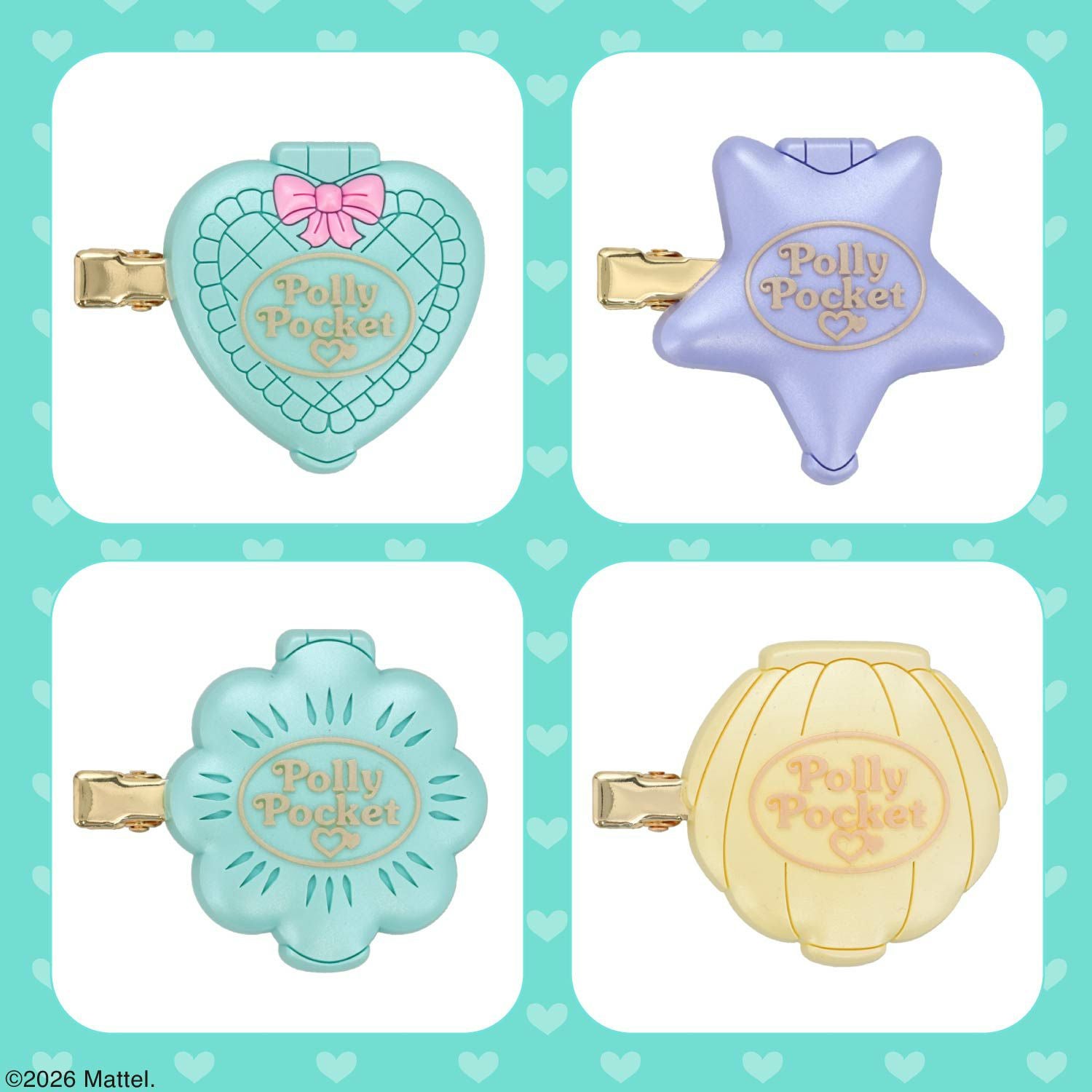 【ケース商品】【全12種セット】 Polly Pocket シークレット前髪クリップセット ポーリーポケット 粧美堂 shobido
