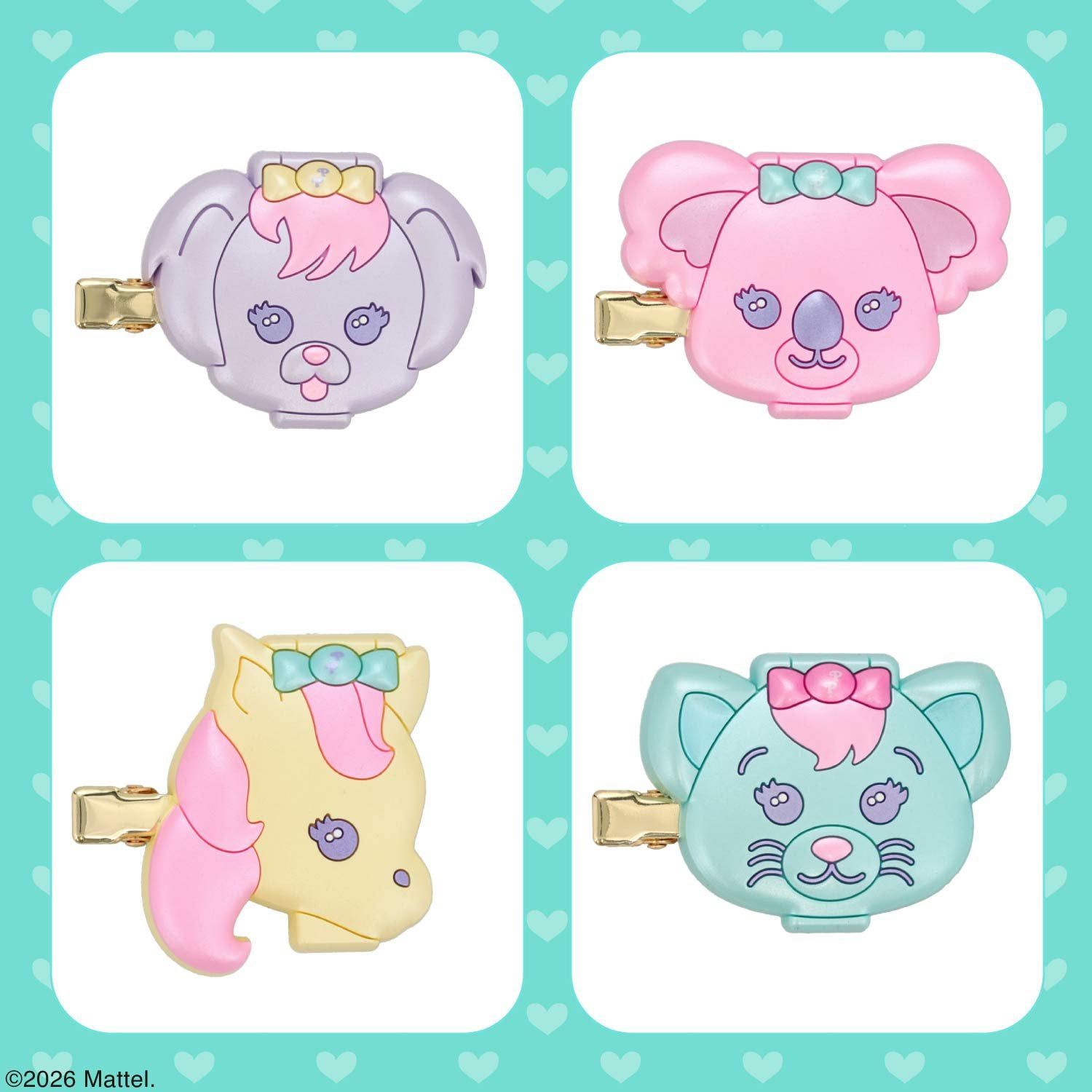 【ケース商品】【全12種セット】 Polly Pocket シークレット前髪クリップセット ポーリーポケット 粧美堂 shobido