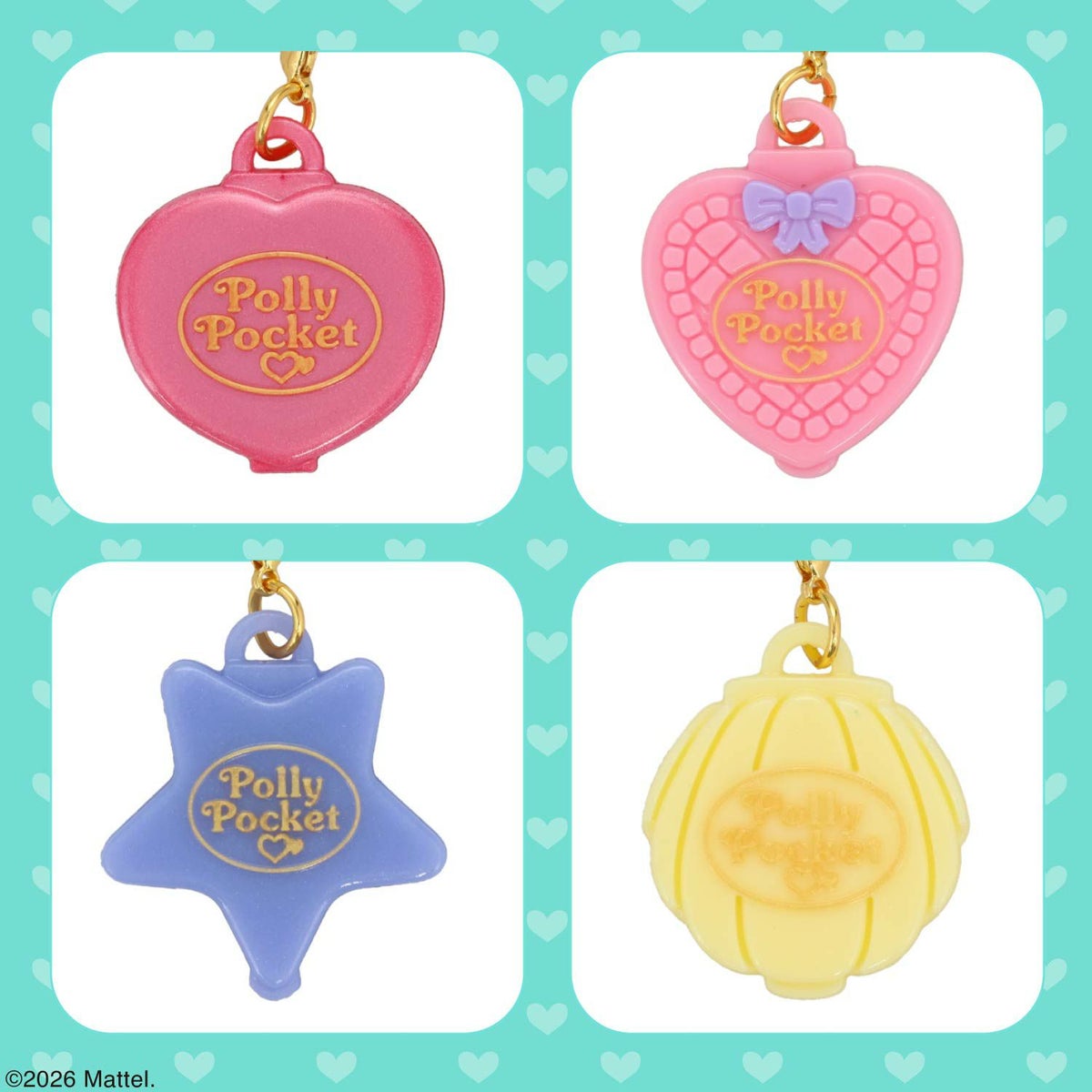 【ケース商品】【全6種セット】 Polly Pocket シークレットマスコット付きリップクリームセット ポーリーポケット 粧美堂 shobido