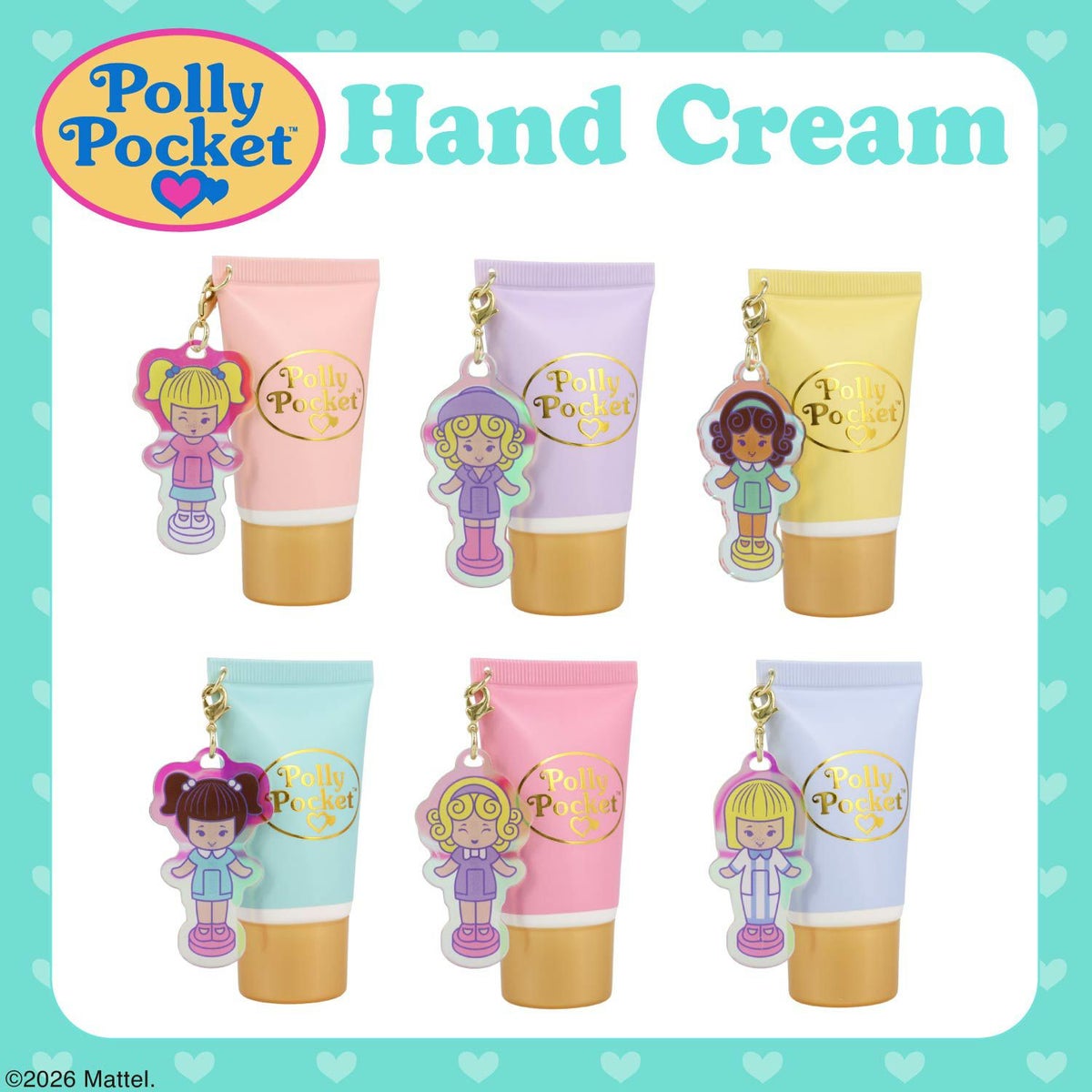 Polly Pocket シークレットチャーム付きハンドクリーム ＜全6種＞ ポーリーポケット 粧美堂 shobido