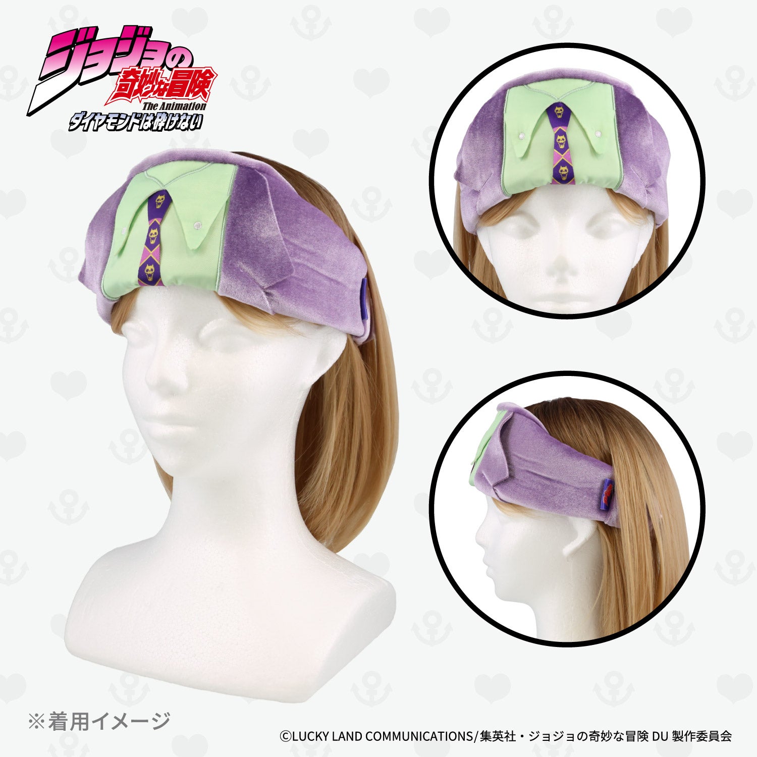 アニメ『ジョジョの奇妙な冒険 ダイヤモンドは砕けない』ヘアバンド＆アームバンド ＜東方仗助/岸部露伴/吉良吉影/山岸由花子＞ 粧美堂 shobido