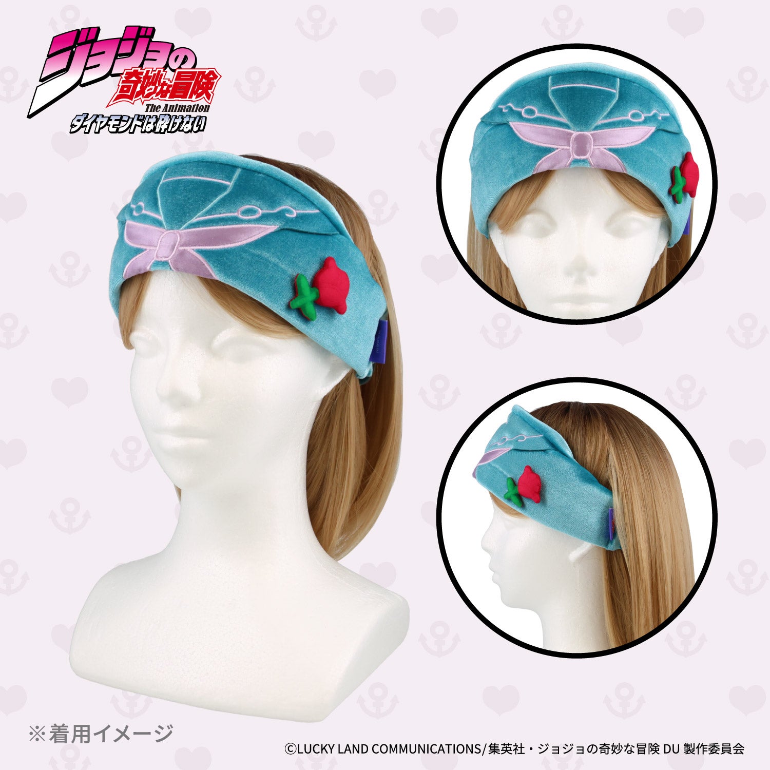 アニメ『ジョジョの奇妙な冒険 ダイヤモンドは砕けない』ヘアバンド＆アームバンド ＜東方仗助/岸部露伴/吉良吉影/山岸由花子＞ 粧美堂 shobido
