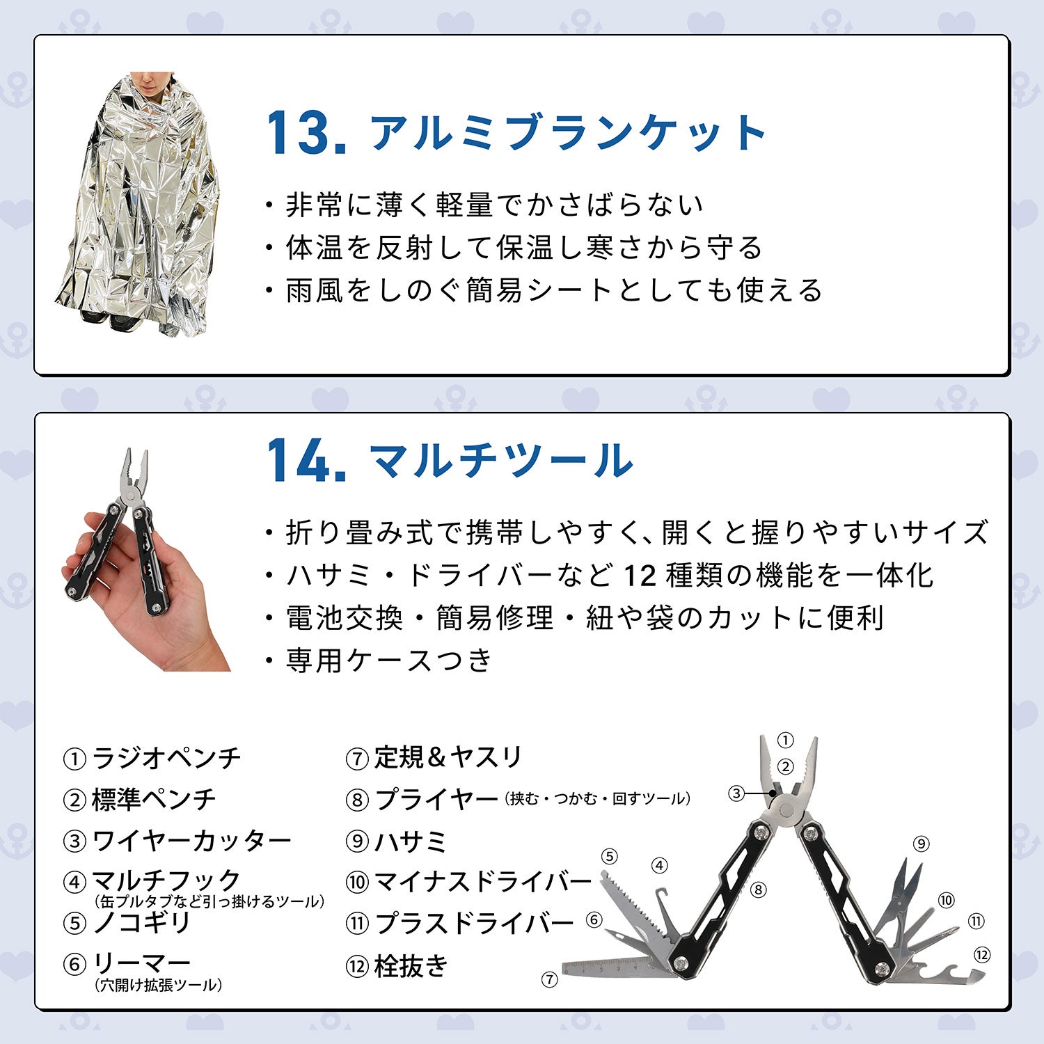 アニメ『ジョジョの奇妙な冒険 ダイヤモンドは砕けない』 防災リュックセット