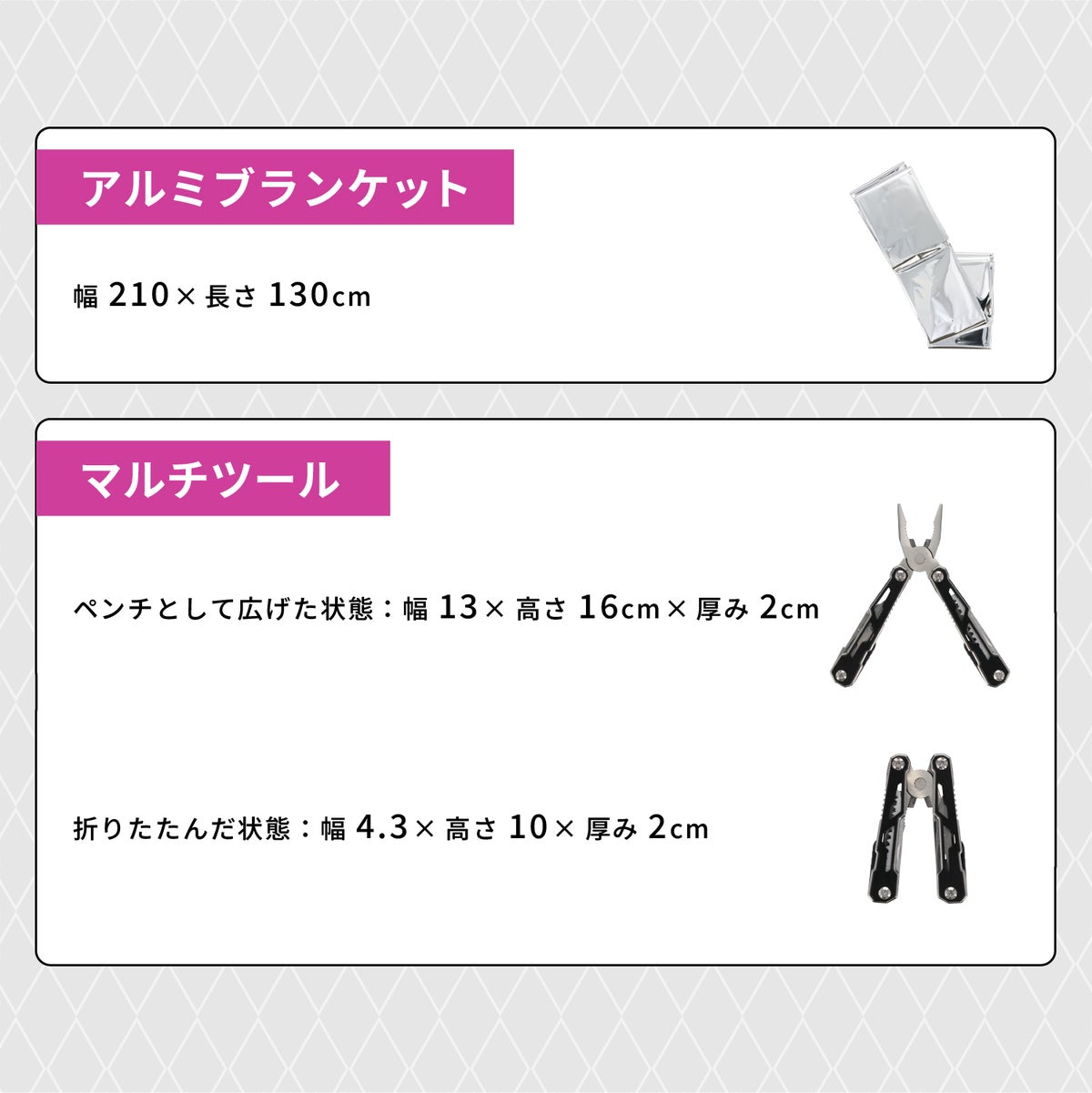 アニメ『ジョジョの奇妙な冒険 ダイヤモンドは砕けない』 防災リュックセット