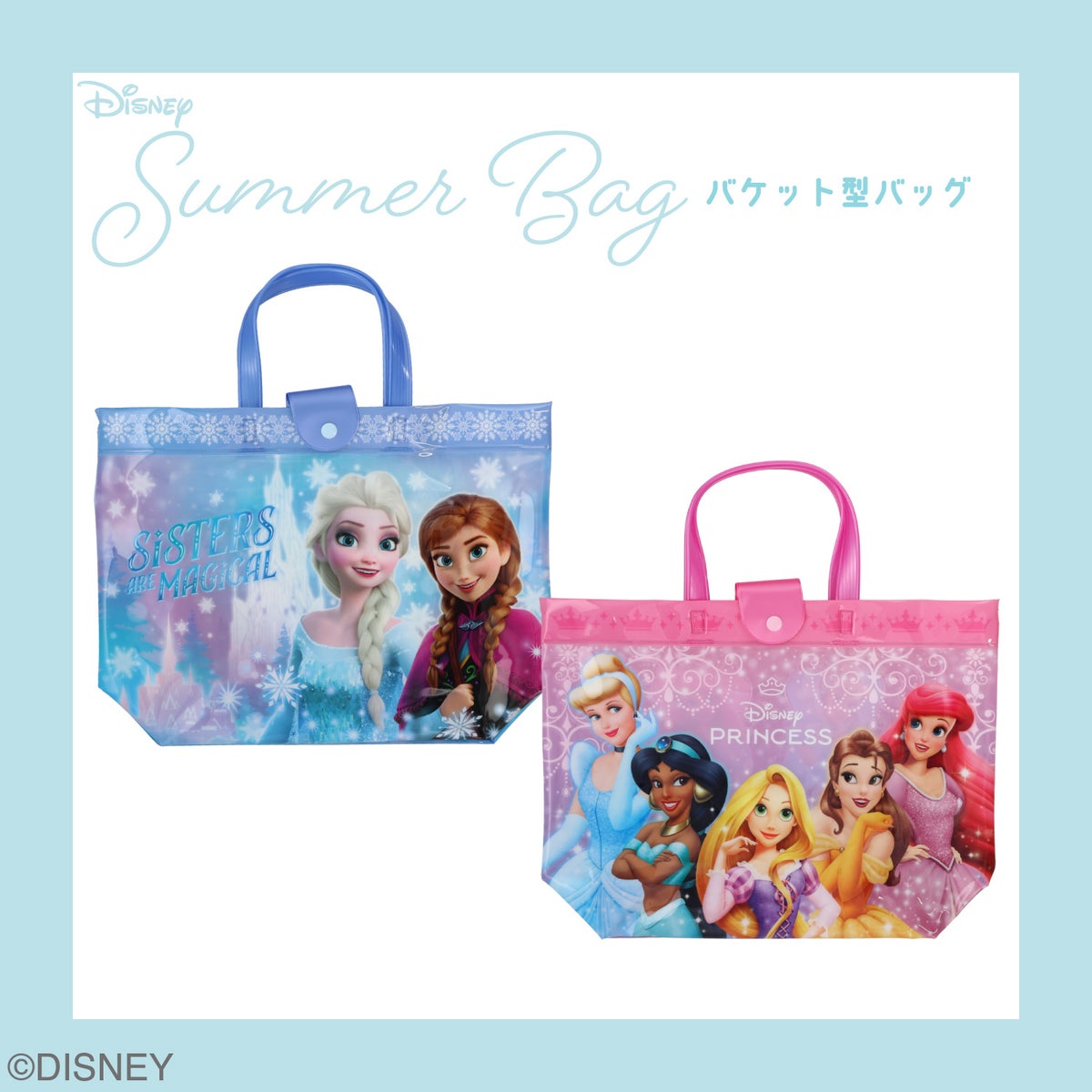 Disney バケット型バッグ ＜アナと雪の女王/ディズニープリンセス＞ ディズニー 粧美堂 shobido