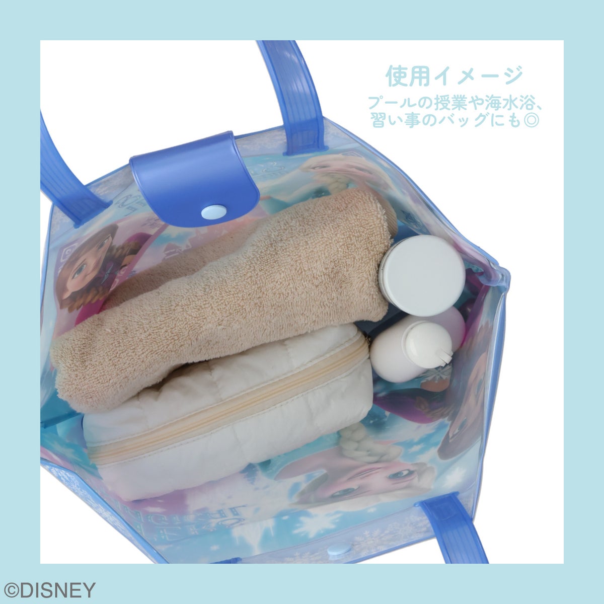 Disney バケット型バッグ ＜アナと雪の女王/ディズニープリンセス＞ ディズニー 粧美堂 shobido