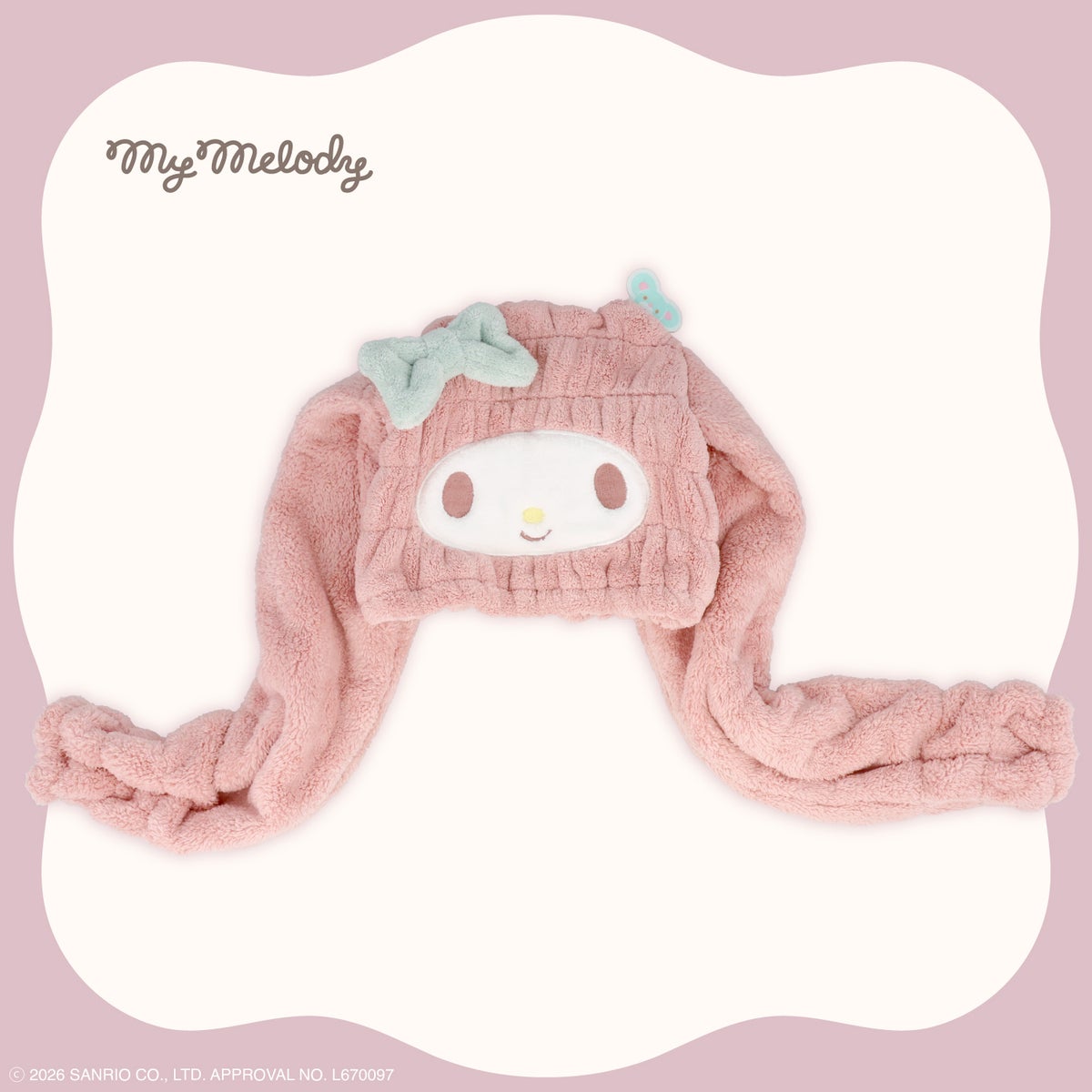 サンリオキャラクターズ 髪想いのヘアドライキャップ ＜マイメロディ/ポムポムプリン/ポチャッコ/シナモロール＞ 粧美堂 shobido