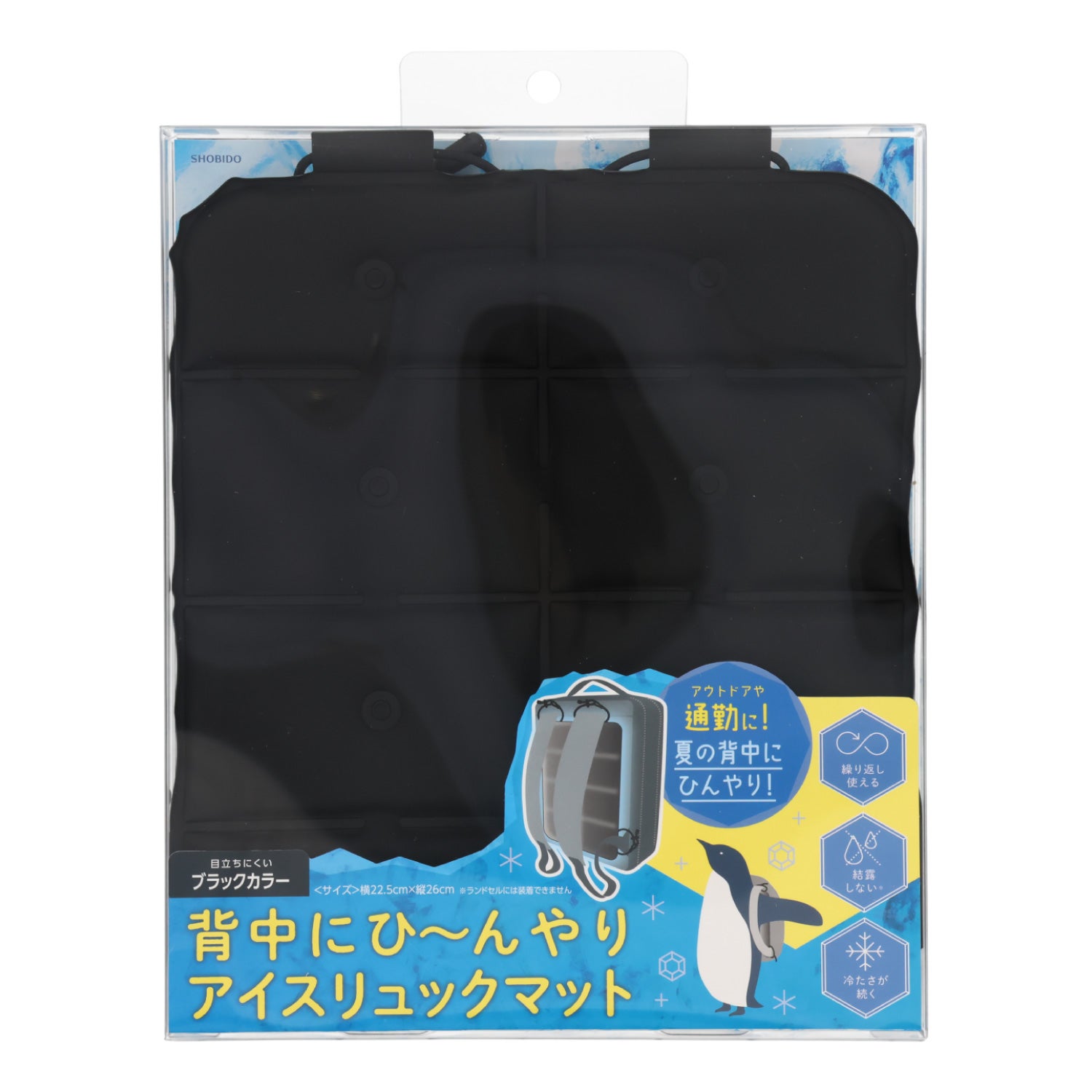 アイスリュックマット ＜ ブラック ＞