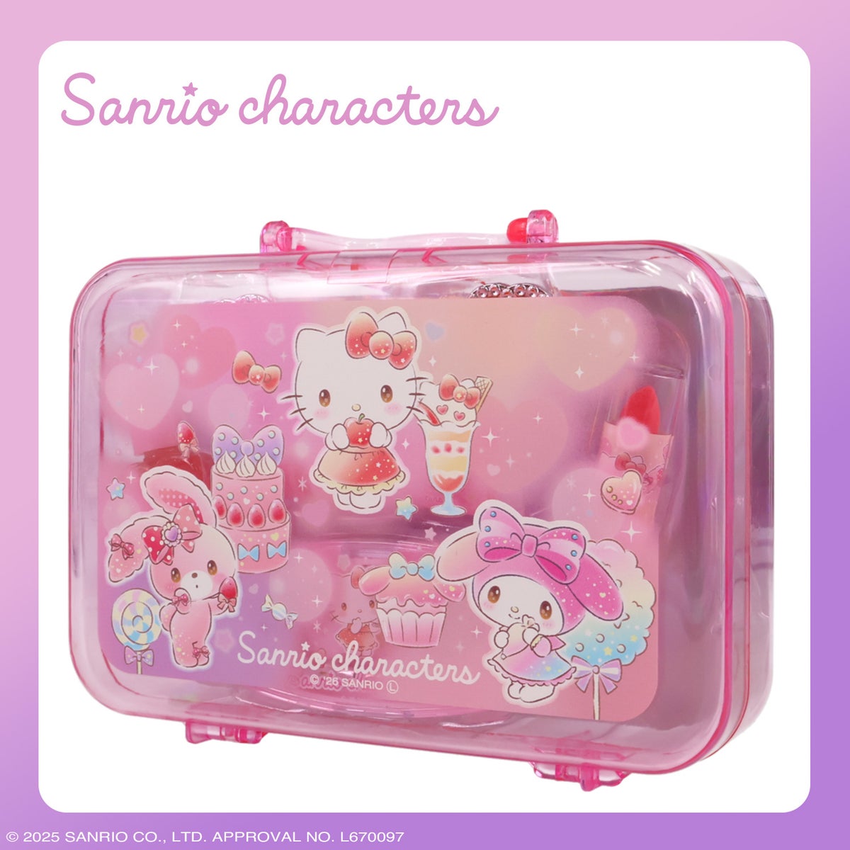 サンリオキャラクターズ バッグ型コスメセット