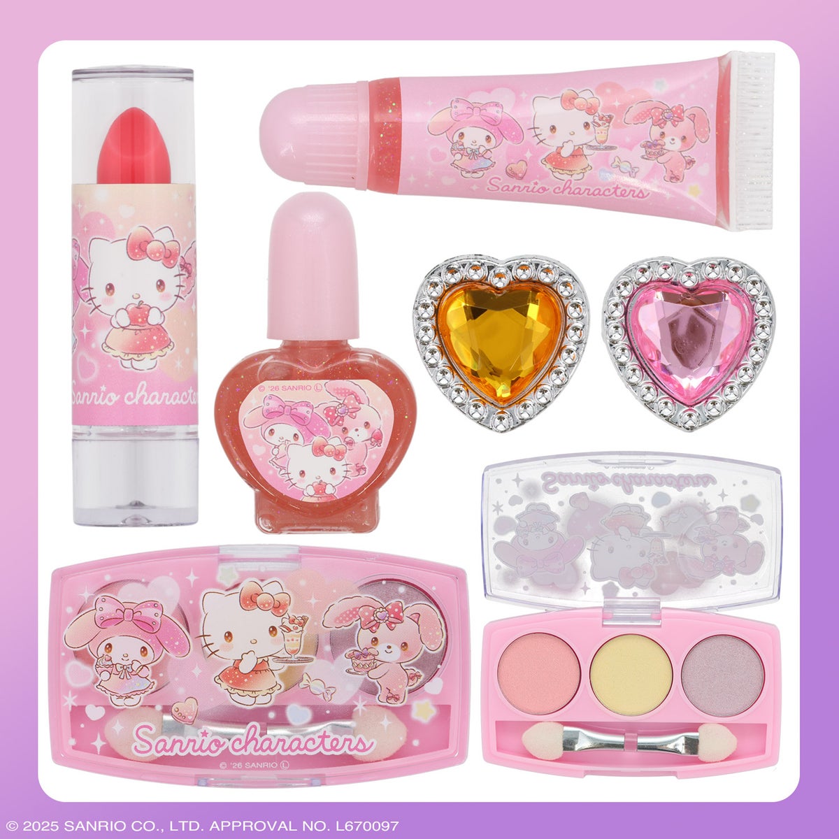 サンリオキャラクターズ バッグ型コスメセット