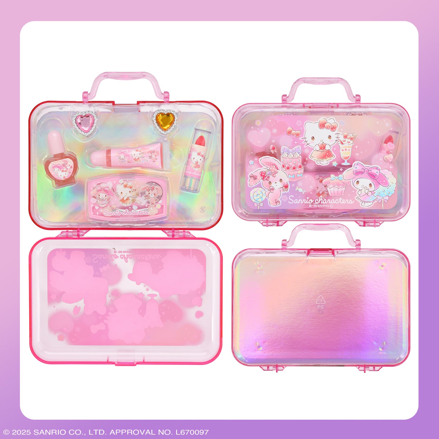サンリオキャラクターズ バッグ型コスメセット