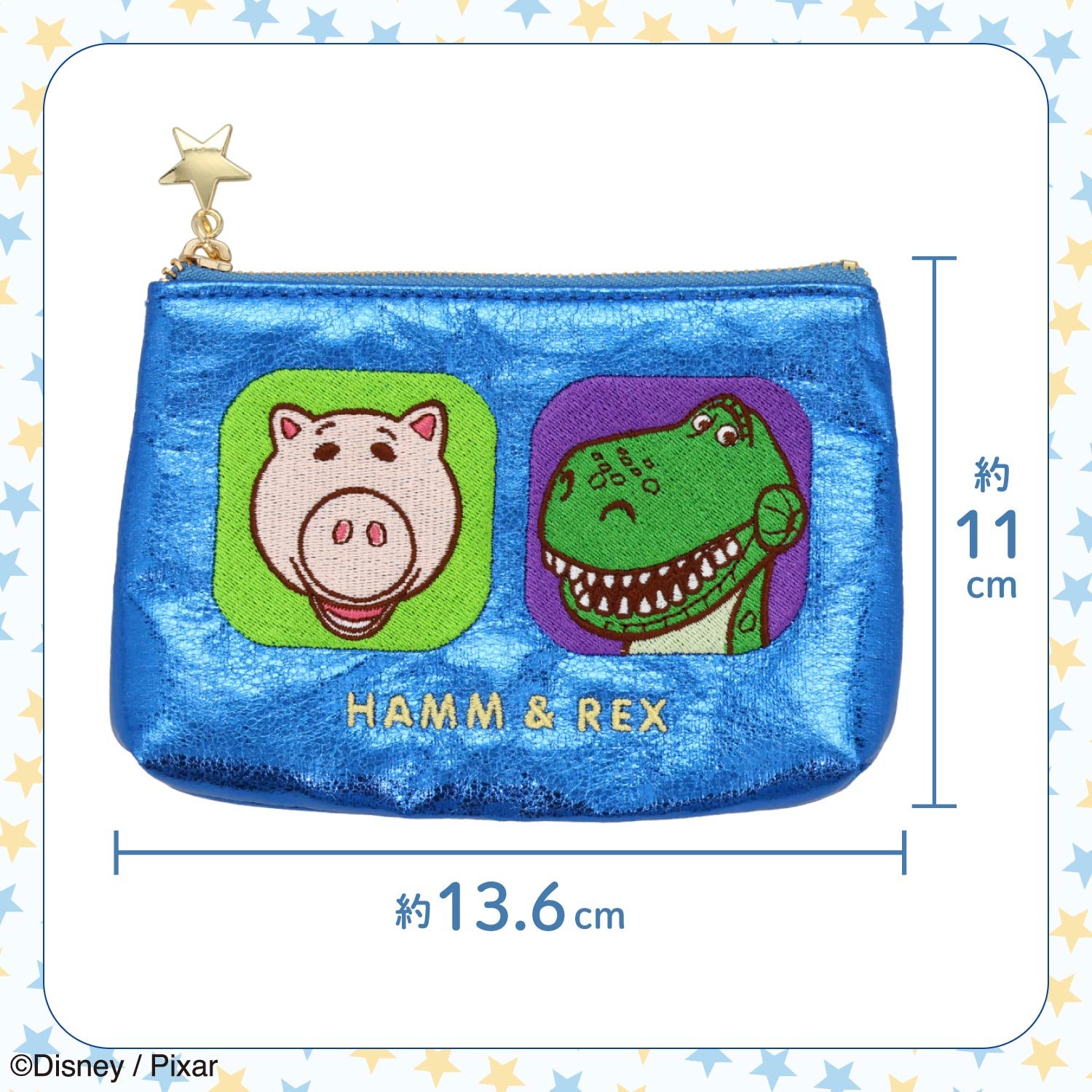 Disney TOY STORY 5 シリーズ ティッシュポーチ ＜ SILVER / BLUE ＞