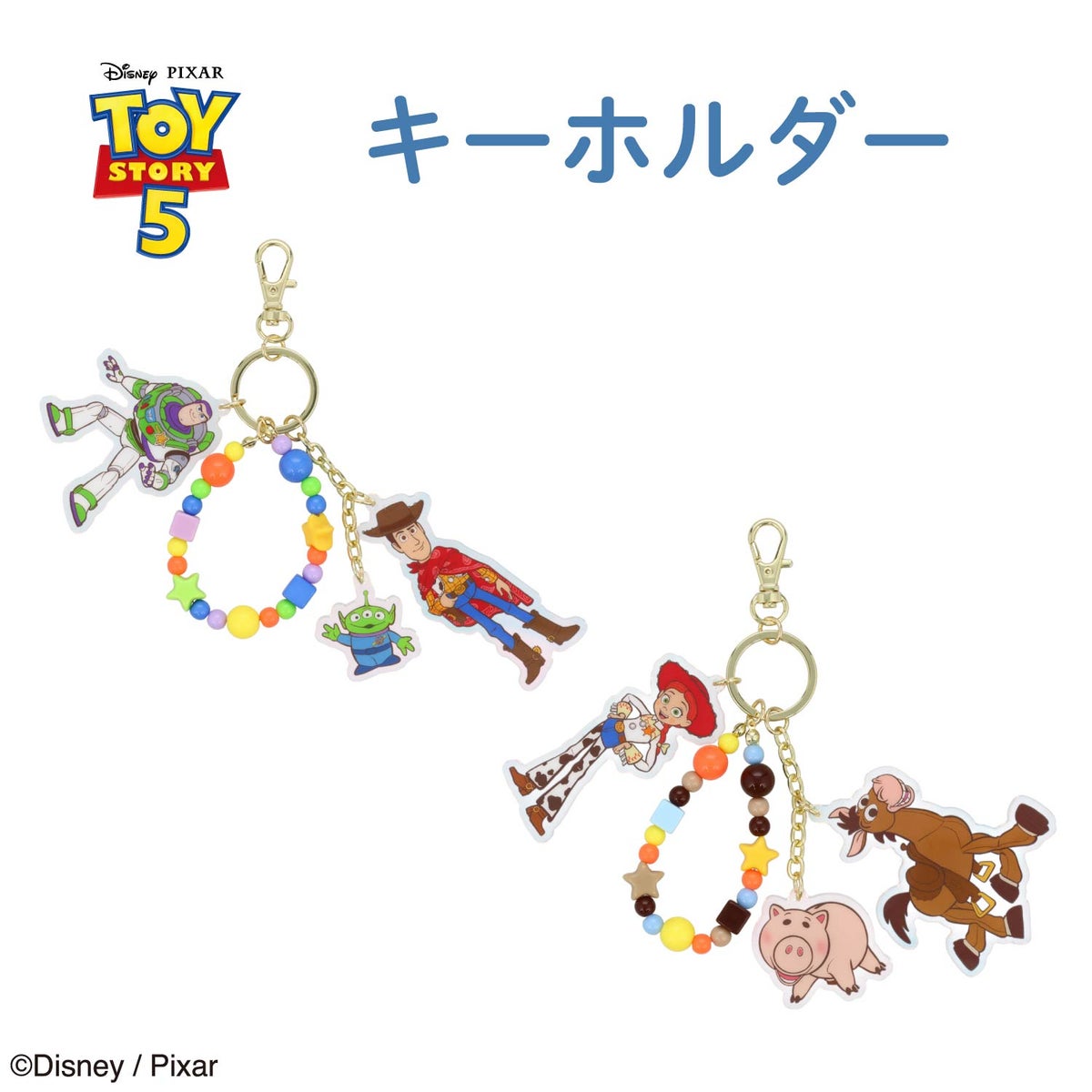 Disney TOY STORY 5 シリーズ キーホルダー ＜ WOODY / JESSE ＞