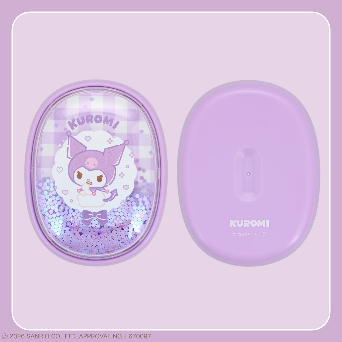 サンリオキャラクターズ キラキラヘアブラシ ＜ ハローキティ / マイメロディ / クロミ / シナモロール / ポムポムプリン ＞