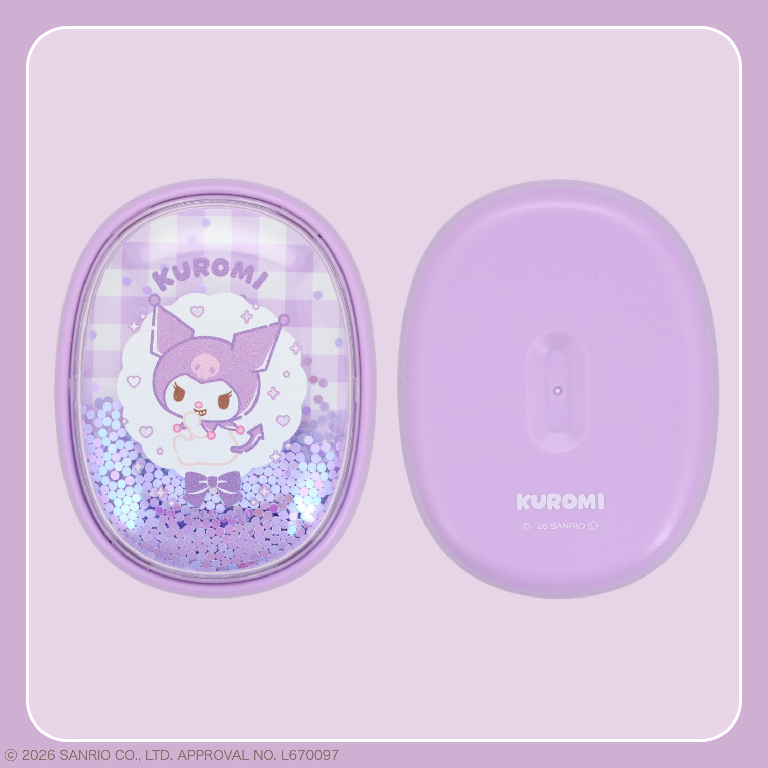 サンリオキャラクターズ キラキラヘアブラシ ＜ ハローキティ / マイメロディ / クロミ / シナモロール / ポムポムプリン ＞