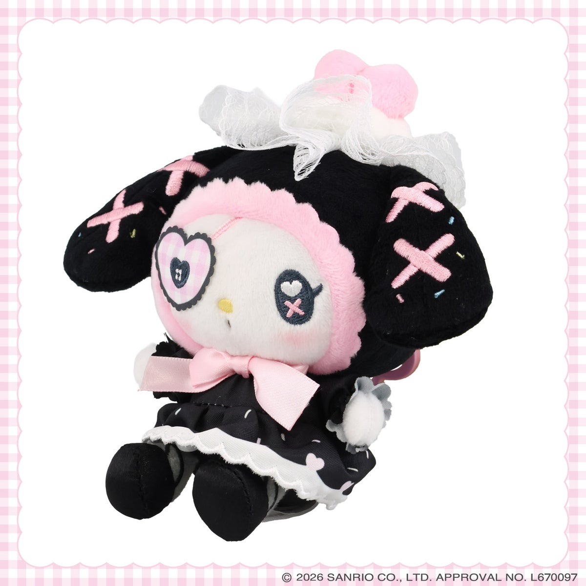 サンリオキャラクターズ DREAMY SWEETS GHOST HOUSEシリーズ ぬいぐるみマスコット ＜ マイメロディ / クロミ / シュガーバニーズ（しろうさ） / シュガーバニーズ（くろうさ） ＞ 粧美堂 SHOBIDO